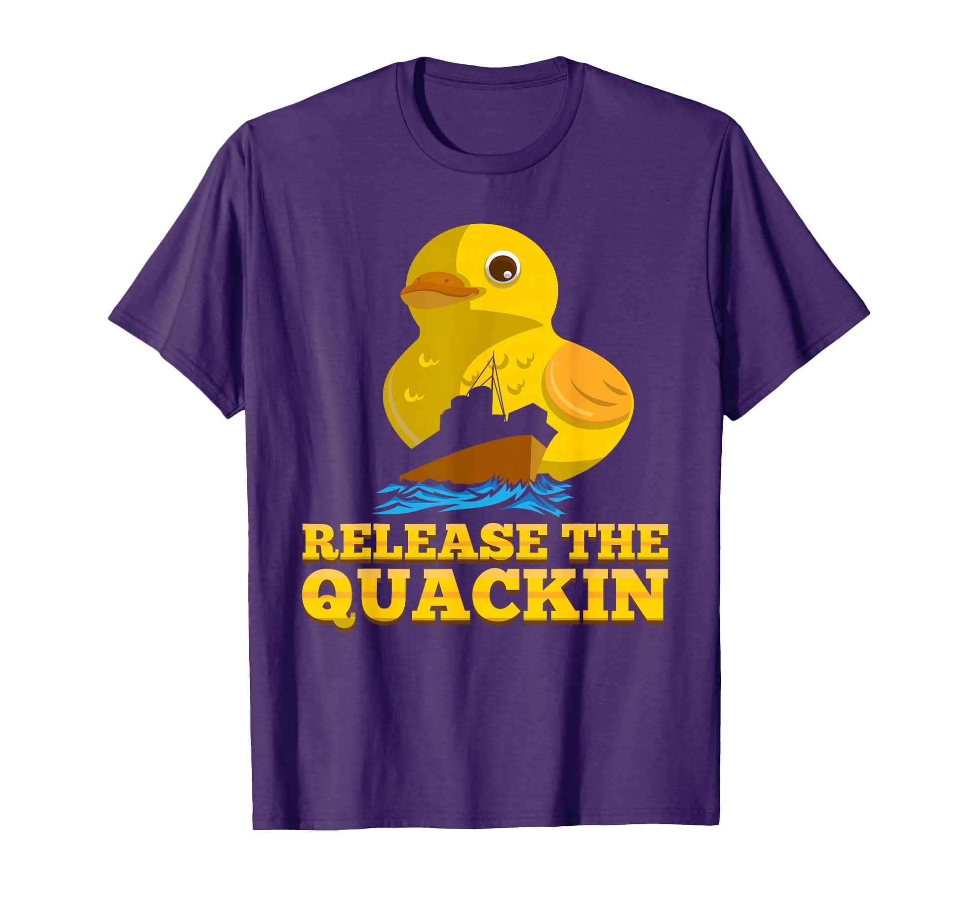 Release Quackin Funny Duck Pun T-Shirt - Trendy Graphic for Adults - T-Shirt, Sweatshirt, Hoodie