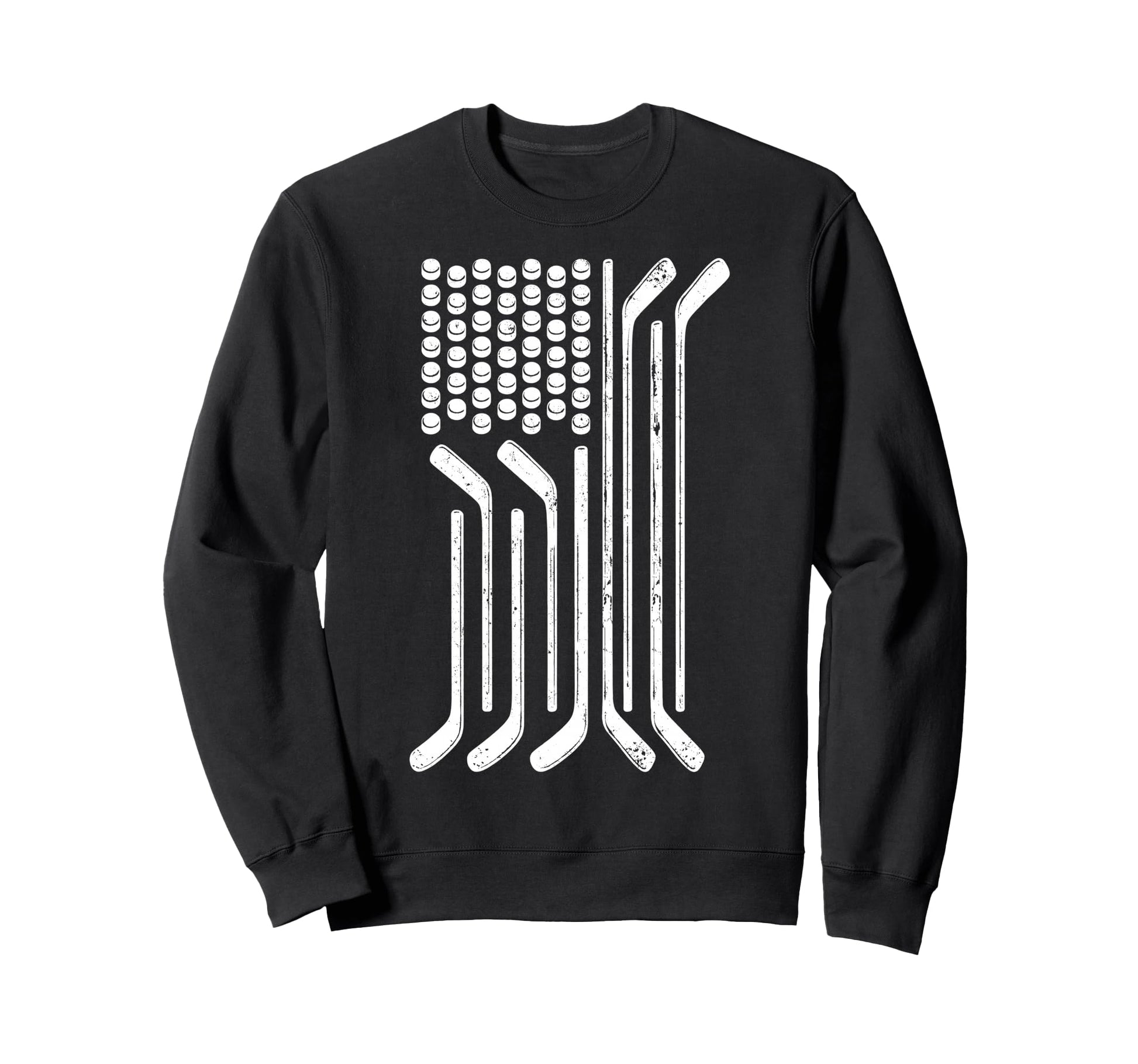 Usa Flag American Ice Hockey Sweatshirt - Custom Art Print for Adults - T-Shirt, Sweatshirt, Hoodie