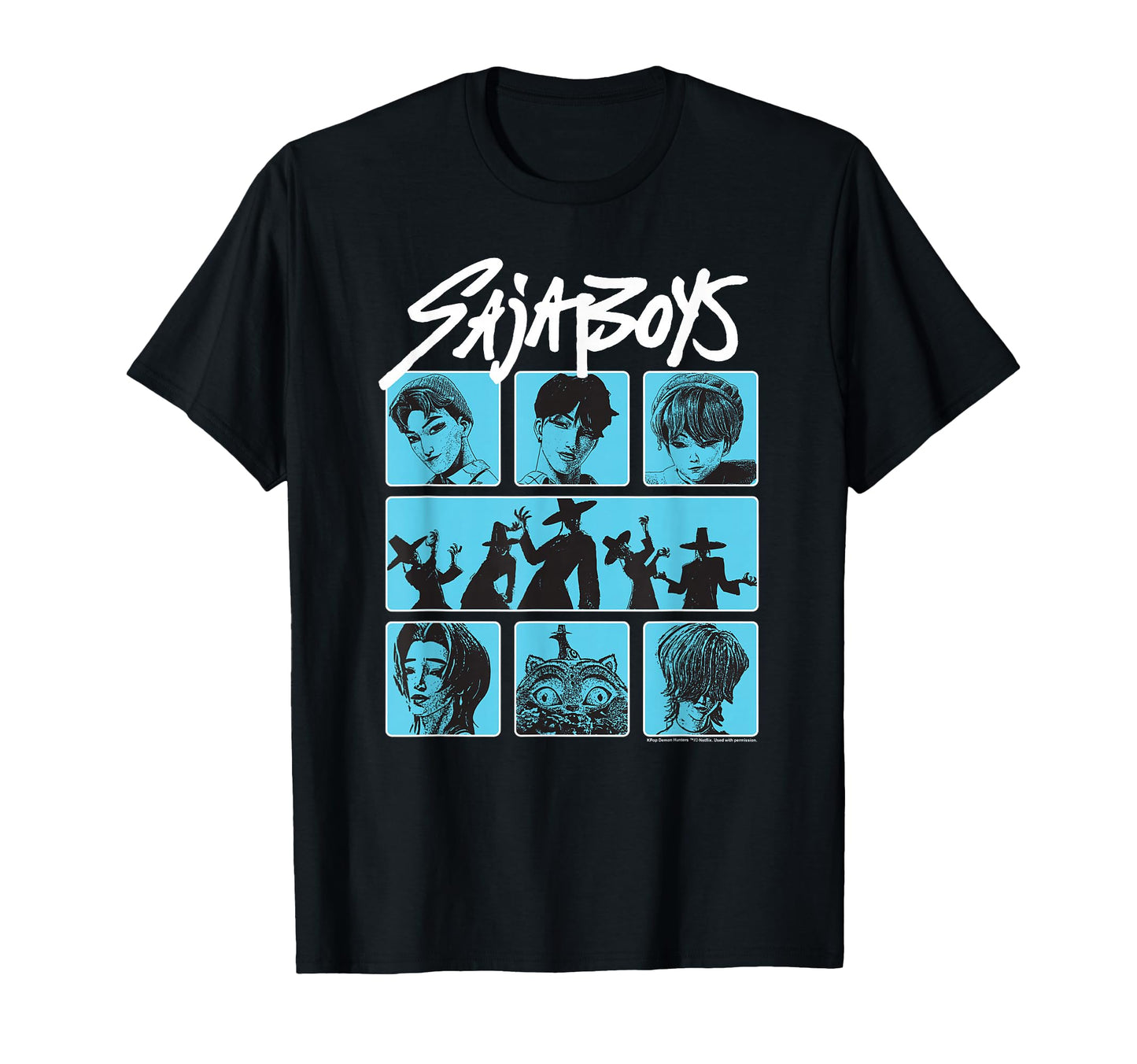 Kpop Demon Hunters Saja Demon Group T-Shirt - Fun Novelty Design Unisex - T-Shirt, Sweatshirt, Hoodie