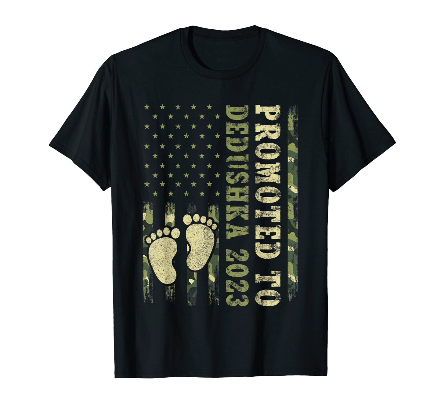 First Time Grandpa Promoted To Dedushka T-Shirt - Unique Graphic Men Women - T-Shirt, Sweatshirt, Hoodie