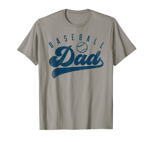 Baseball Dad Gifts Daddy Fathers Day T-Shirt - Aesthetic Graphic Men Women - T-Shirt, Sweatshirt, Hoodie