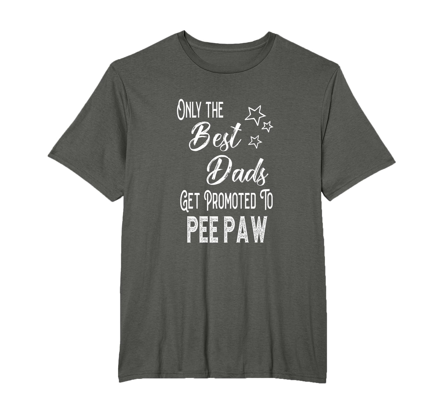 Best Dads Get Promoted To Pee Paw T-Shirt - Aesthetic Graphic for Adults - T-Shirt, Sweatshirt, Hoodie