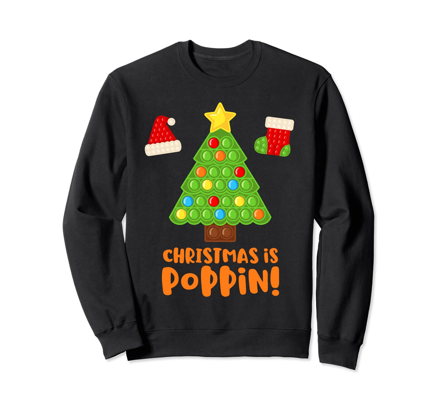Is Poppin Funny Pop Game Fidget Toy Sweatshirt - Trendy Graphic for Adults - T-Shirt, Sweatshirt, Hoodie