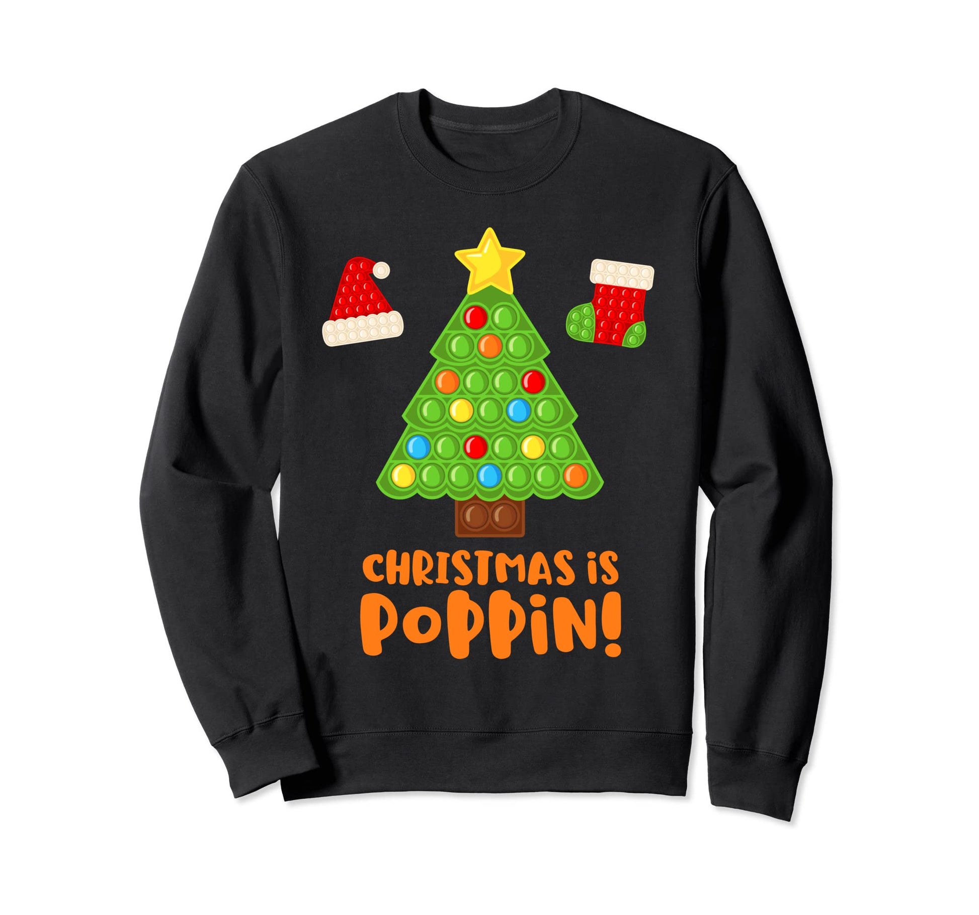 Is Poppin Funny Pop Game Fidget Toy Sweatshirt - Trendy Graphic for Adults - T-Shirt, Sweatshirt, Hoodie