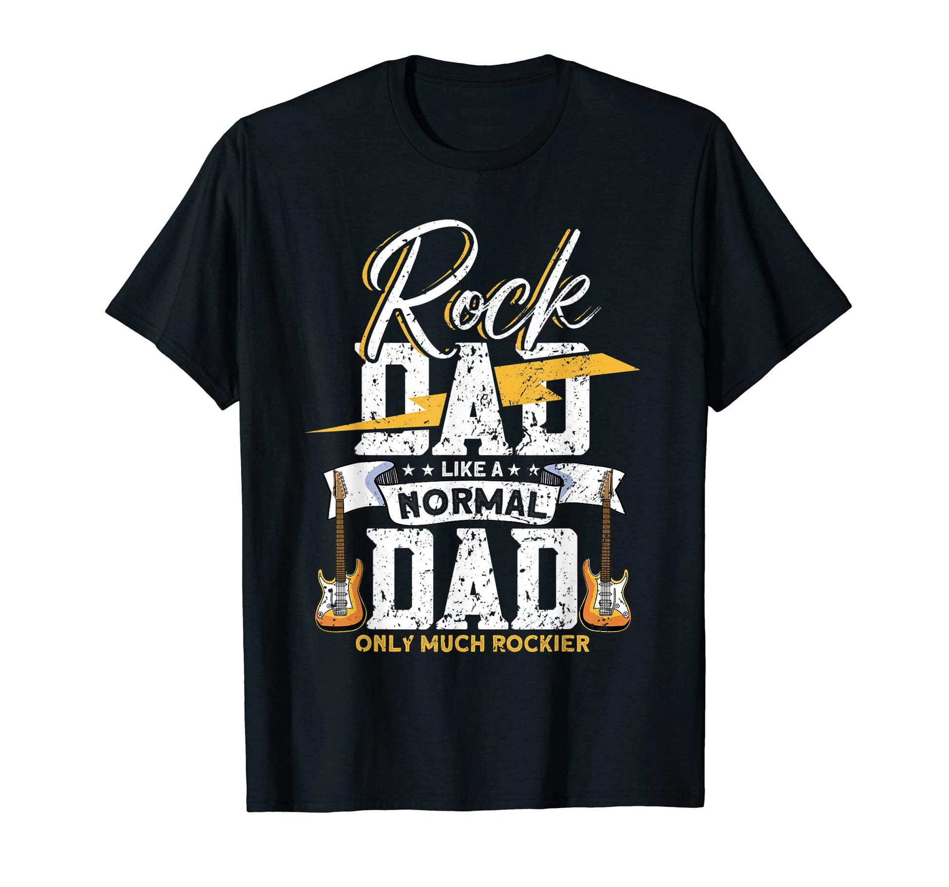 Mens Rock Dad Like Normal Dad Only T-Shirt - Streetwear Style for Adults - T-Shirt, Sweatshirt, Hoodie