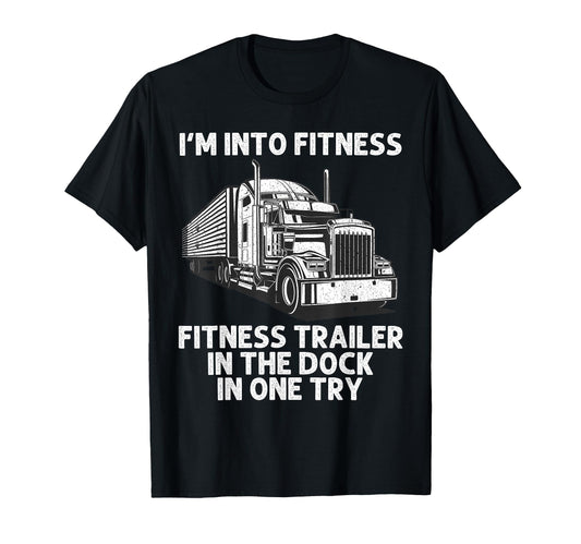 Best Truck Driver Art Dad Trucking Cdl T-Shirt - Graphic Print Unisex - T-Shirt, Sweatshirt, Hoodie