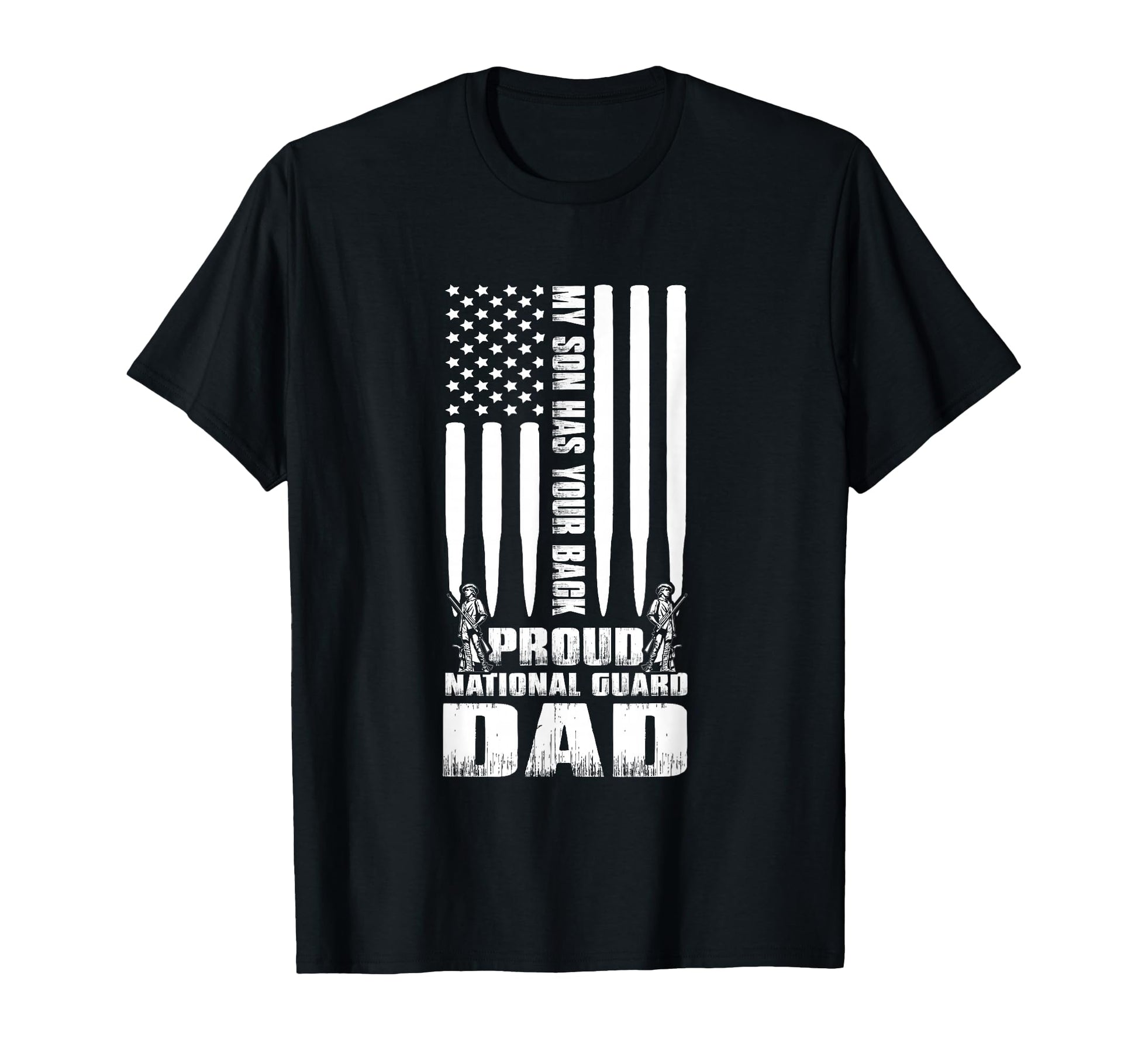 Army Dad My Son Has Your Back Proud T-Shirt - Trendy Graphic for Adults - T-Shirt, Sweatshirt, Hoodie