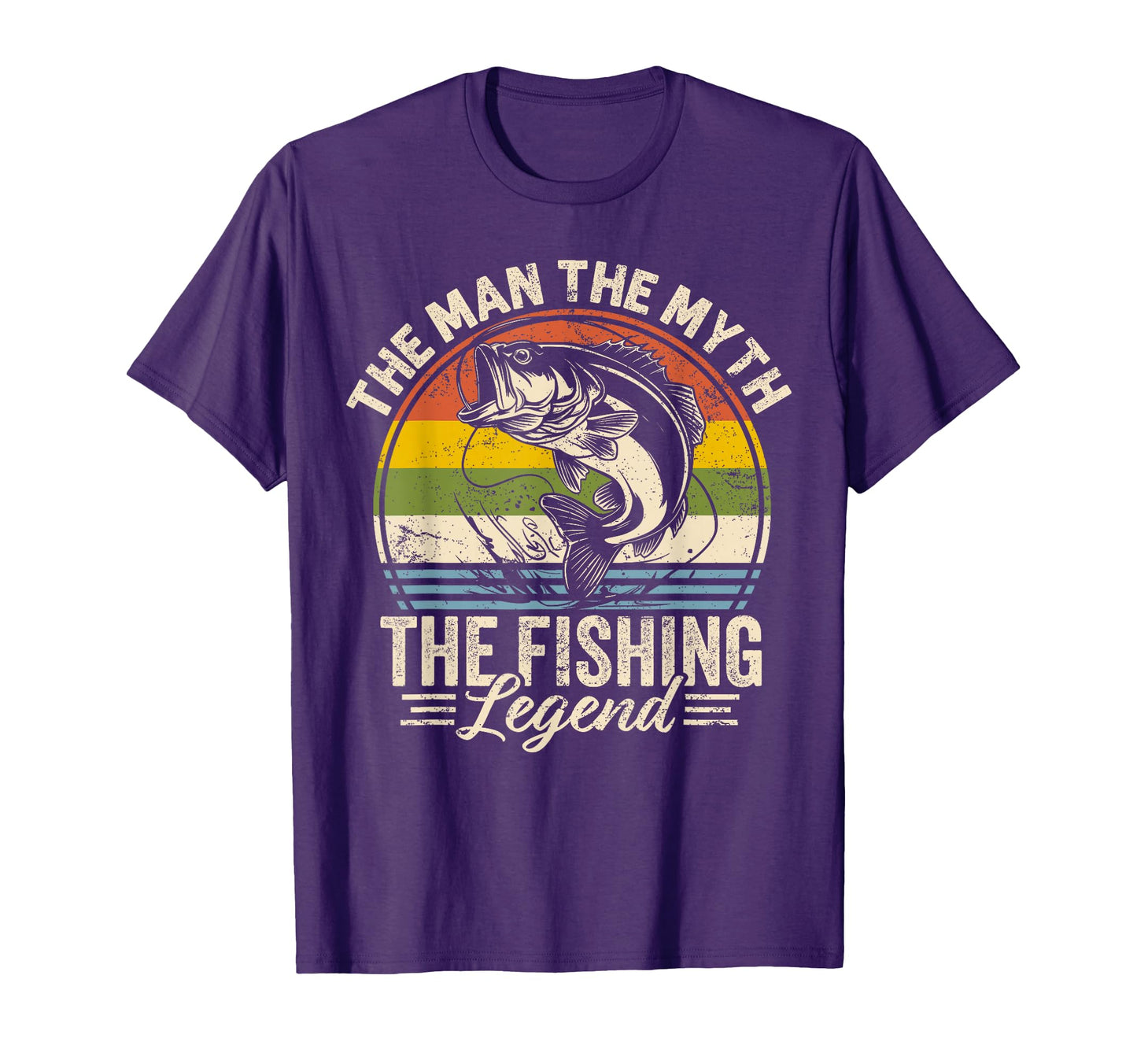 Bass Fish Dad Fisherman Myth T-Shirt - Fun Novelty Design Men Women - T-Shirt, Sweatshirt, Hoodie