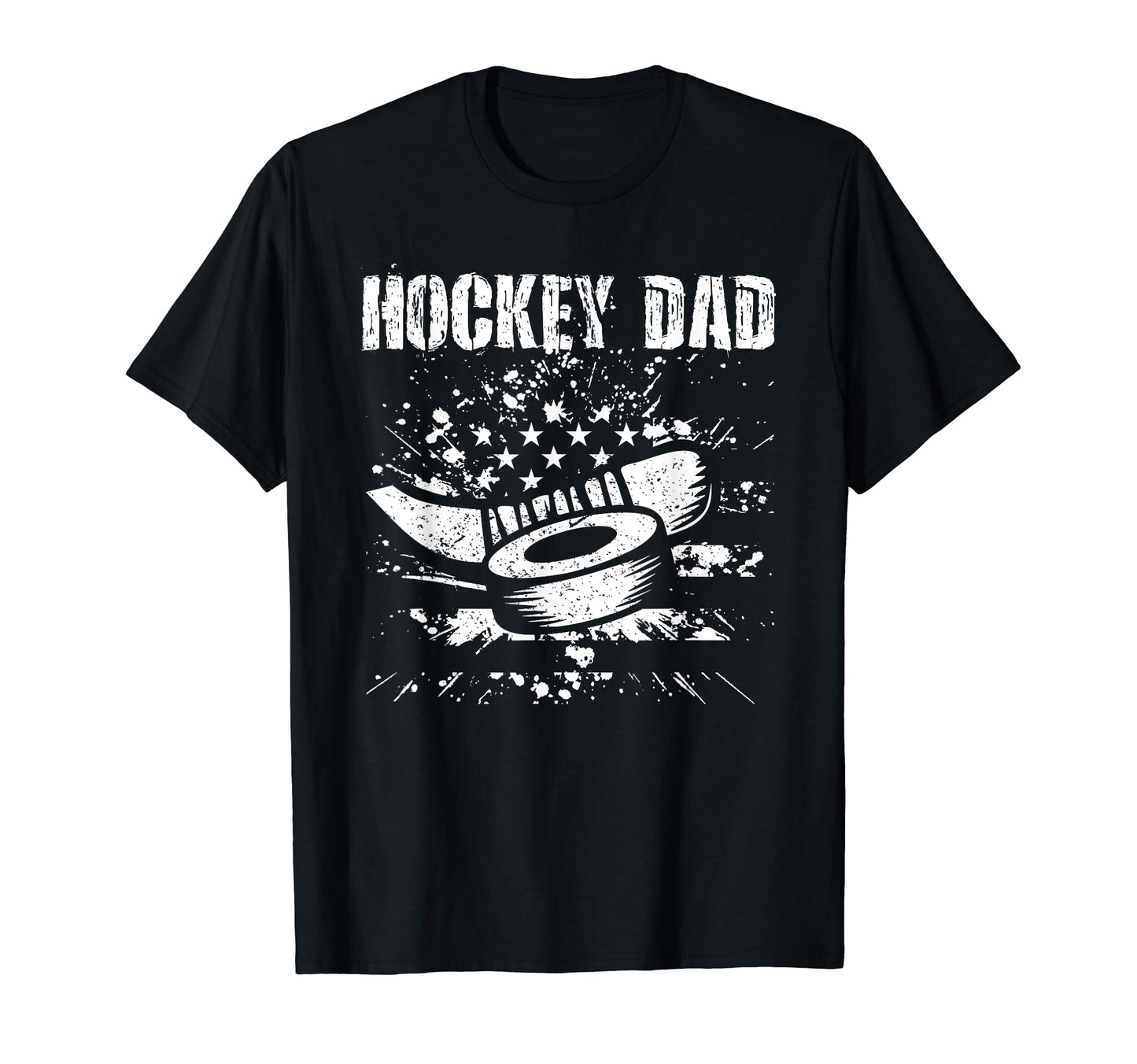 Hockey Dad Player Sporty Fathers Day Ice T-Shirt - Trendy Graphic Unisex - T-Shirt, Sweatshirt, Hoodie