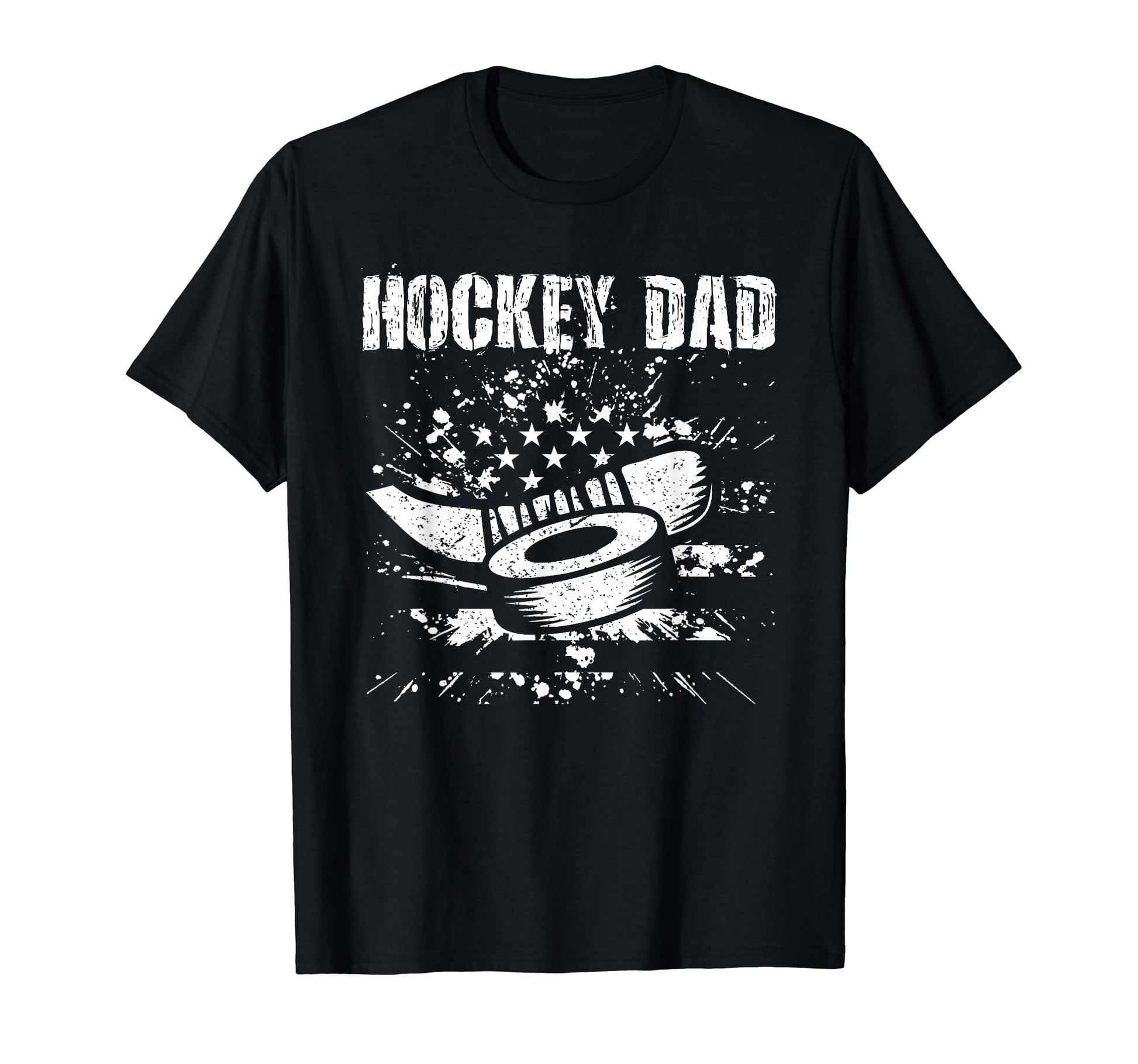 Hockey Dad Player Sporty Fathers Day Ice T-Shirt - Trendy Graphic Unisex - T-Shirt, Sweatshirt, Hoodie