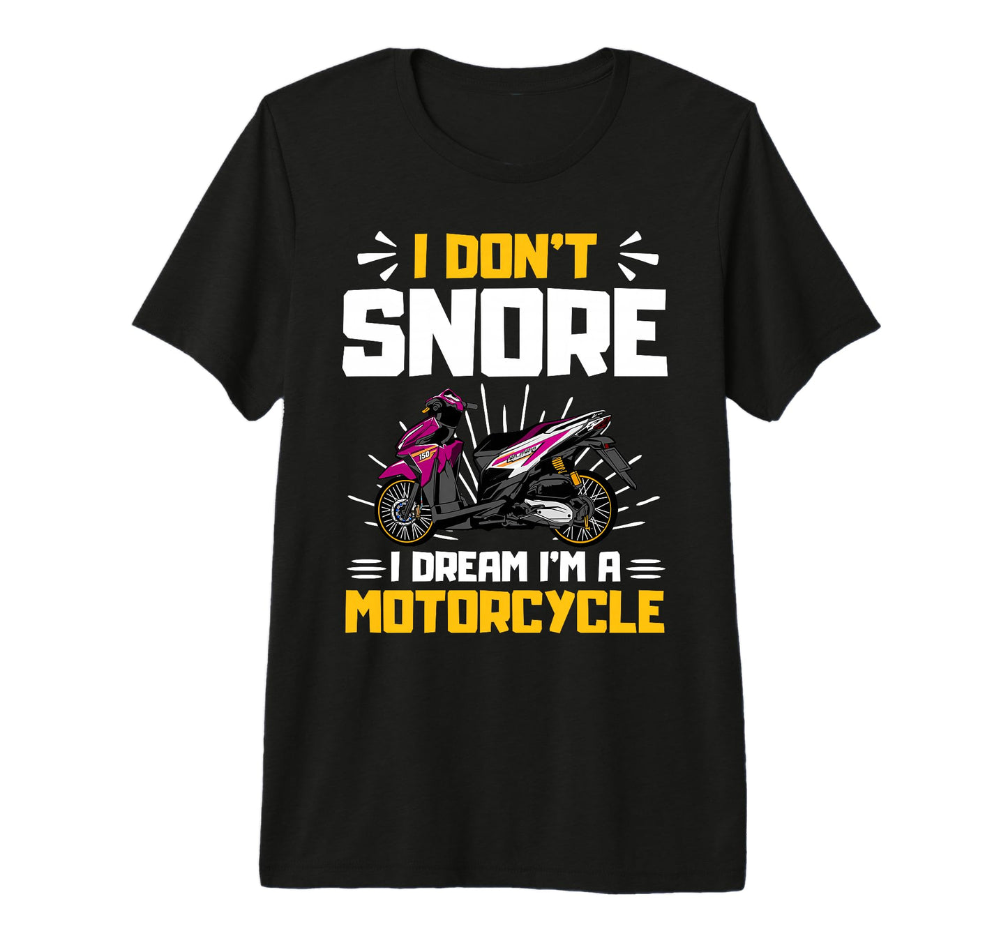 Funny Motorcycle Dad Biker Motorcycle T-Shirt - Minimalist Print Unisex - T-Shirt, Sweatshirt, Hoodie