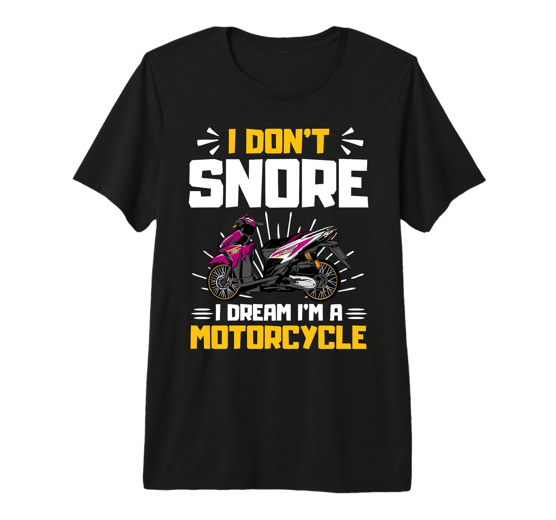 Funny Motorcycle Dad Biker Motorcycle T-Shirt - Minimalist Print Unisex - T-Shirt, Sweatshirt, Hoodie
