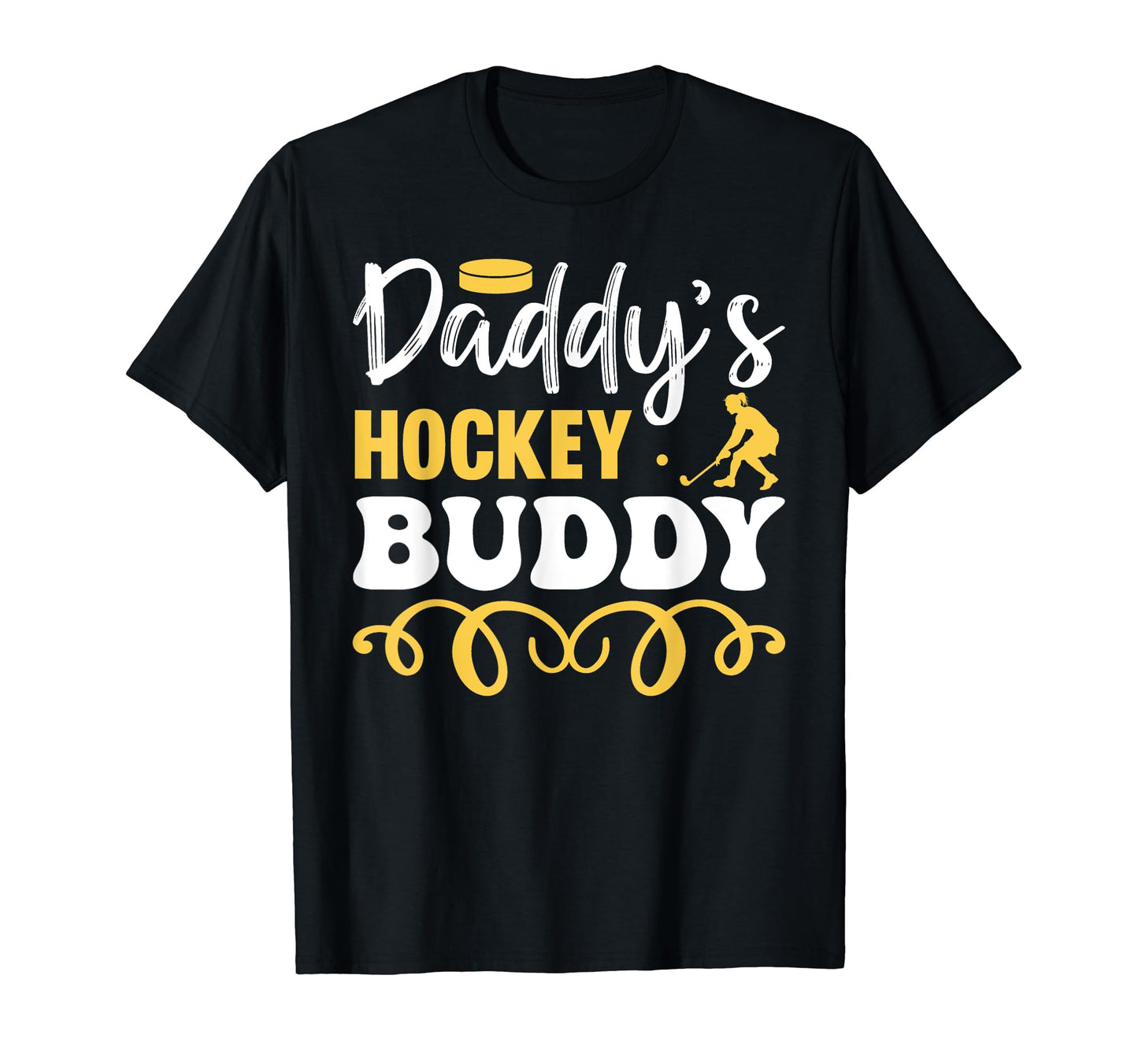 Hockey Dad Sports Lover Gift Daddy T-Shirt - Minimalist Print for Adults - T-Shirt, Sweatshirt, Hoodie