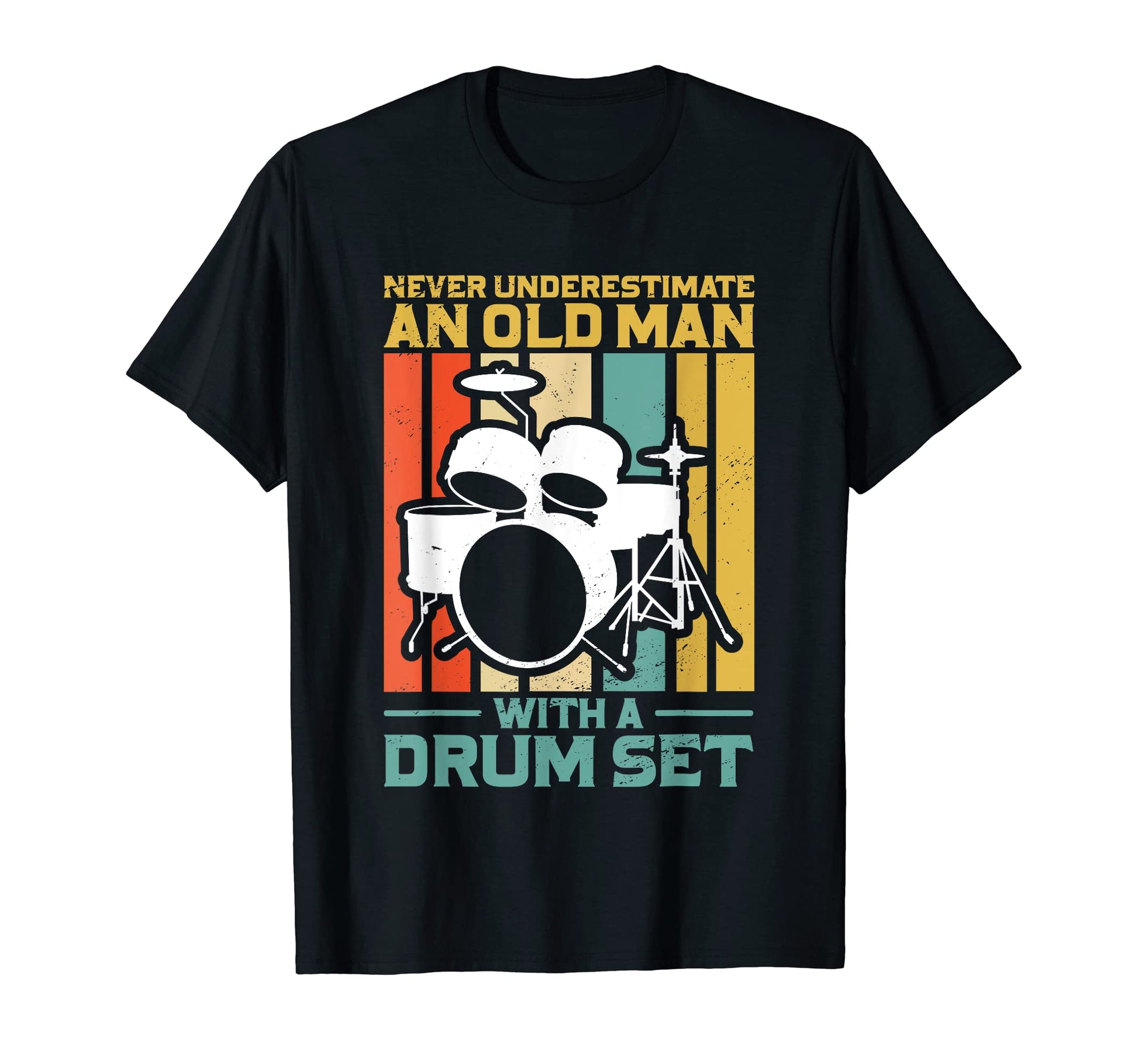 Drummer Musician Drum Player T-Shirt - Custom Art Print for Adults - T-Shirt, Sweatshirt, Hoodie