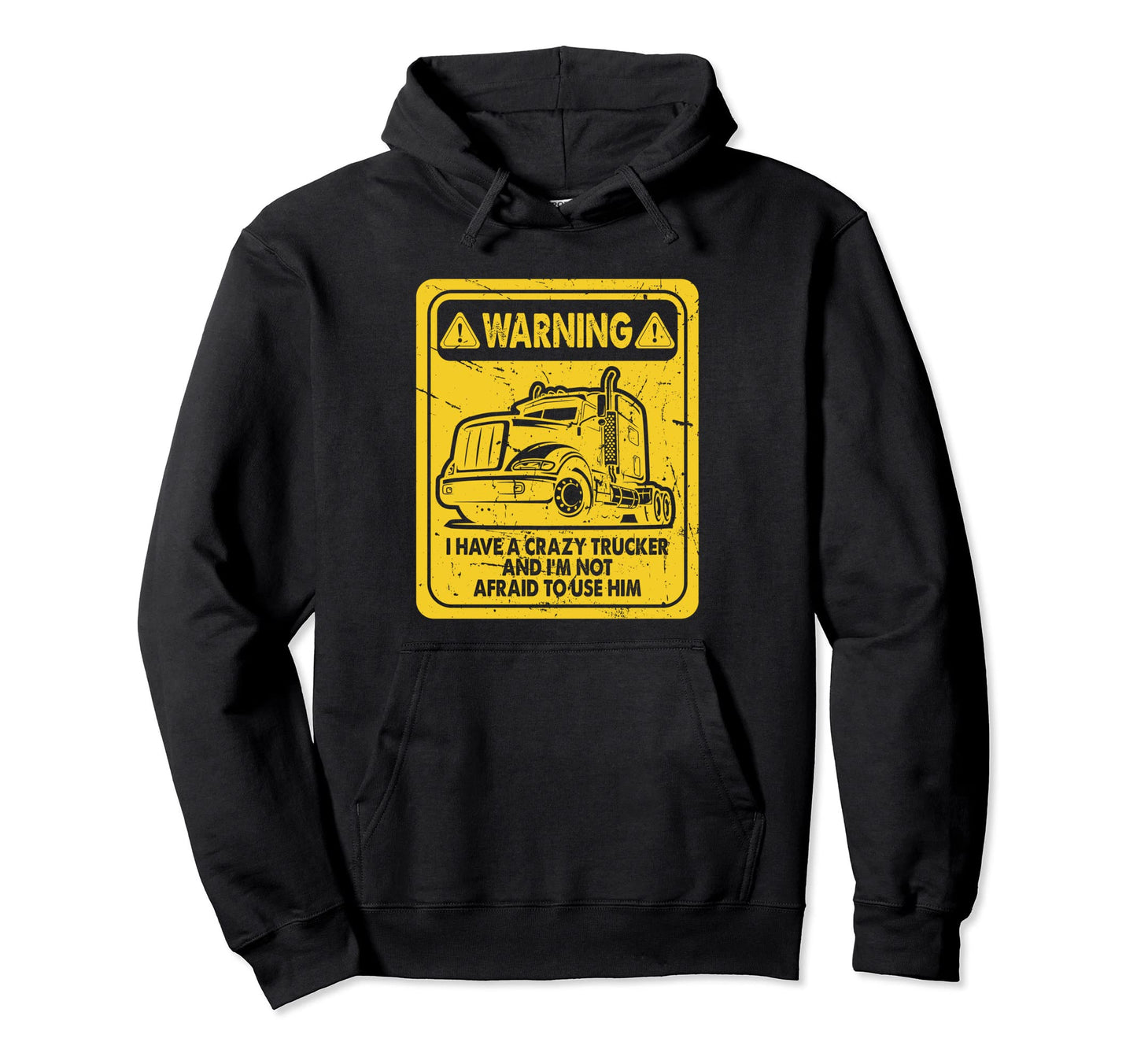 Truck Driver Trucker Freighter Delivery Hoodie - Unique Graphic Men Women - T-Shirt, Sweatshirt, Hoodie