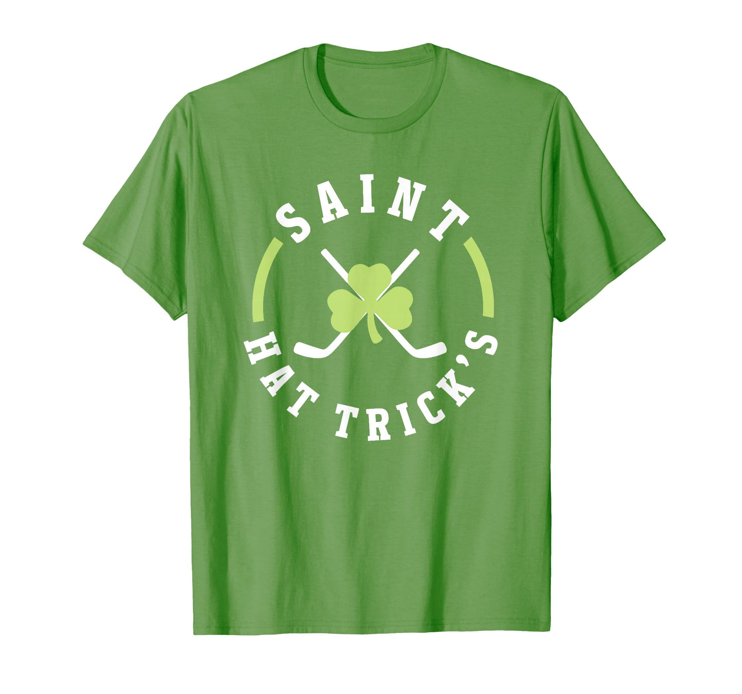 St Patricks Day Hockey Saint Hat T-Shirt - Casual Everyday Wear Men Women - T-Shirt, Sweatshirt, Hoodie