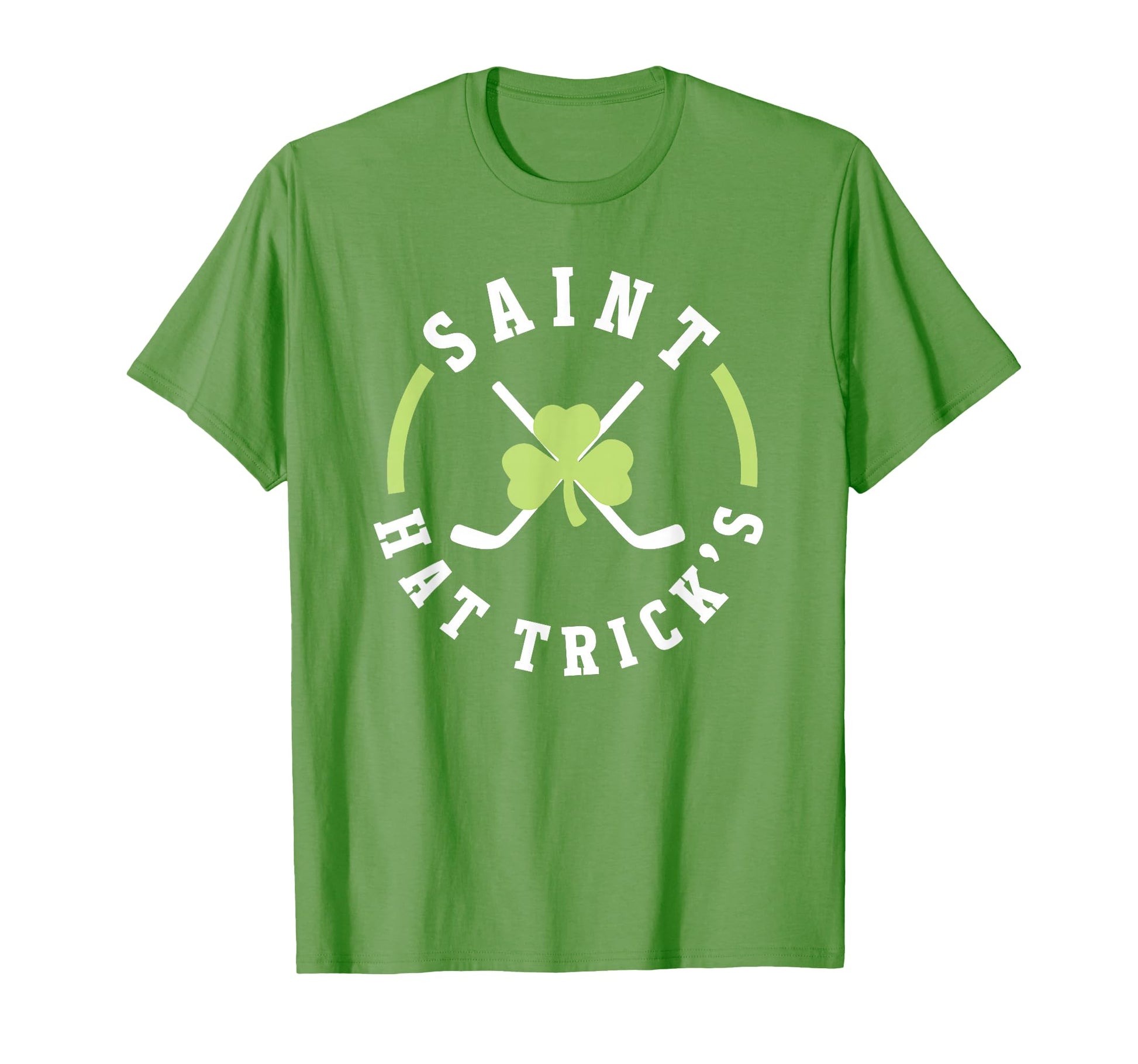 St Patricks Day Hockey Saint Hat T-Shirt - Casual Everyday Wear Men Women - T-Shirt, Sweatshirt, Hoodie