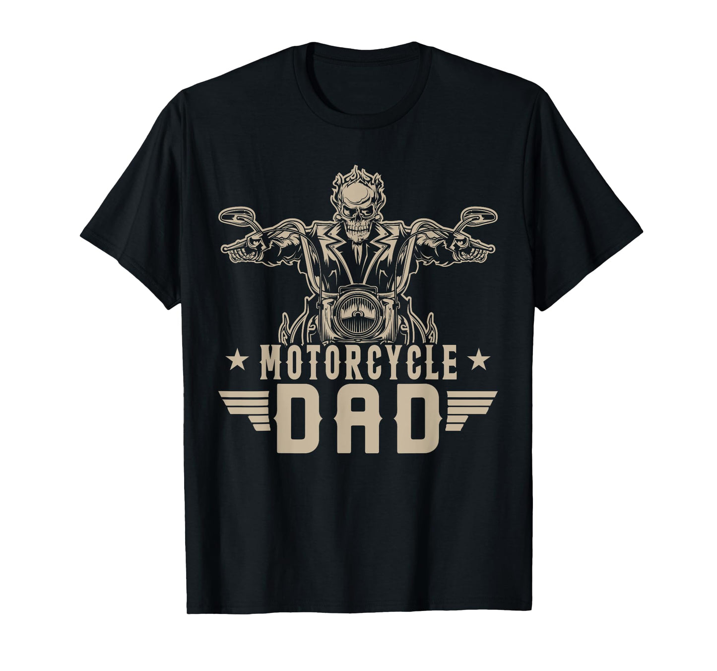 Motorcycle Dad Biker Rider Gift T-Shirt - Custom Art Print Men Women - T-Shirt, Sweatshirt, Hoodie