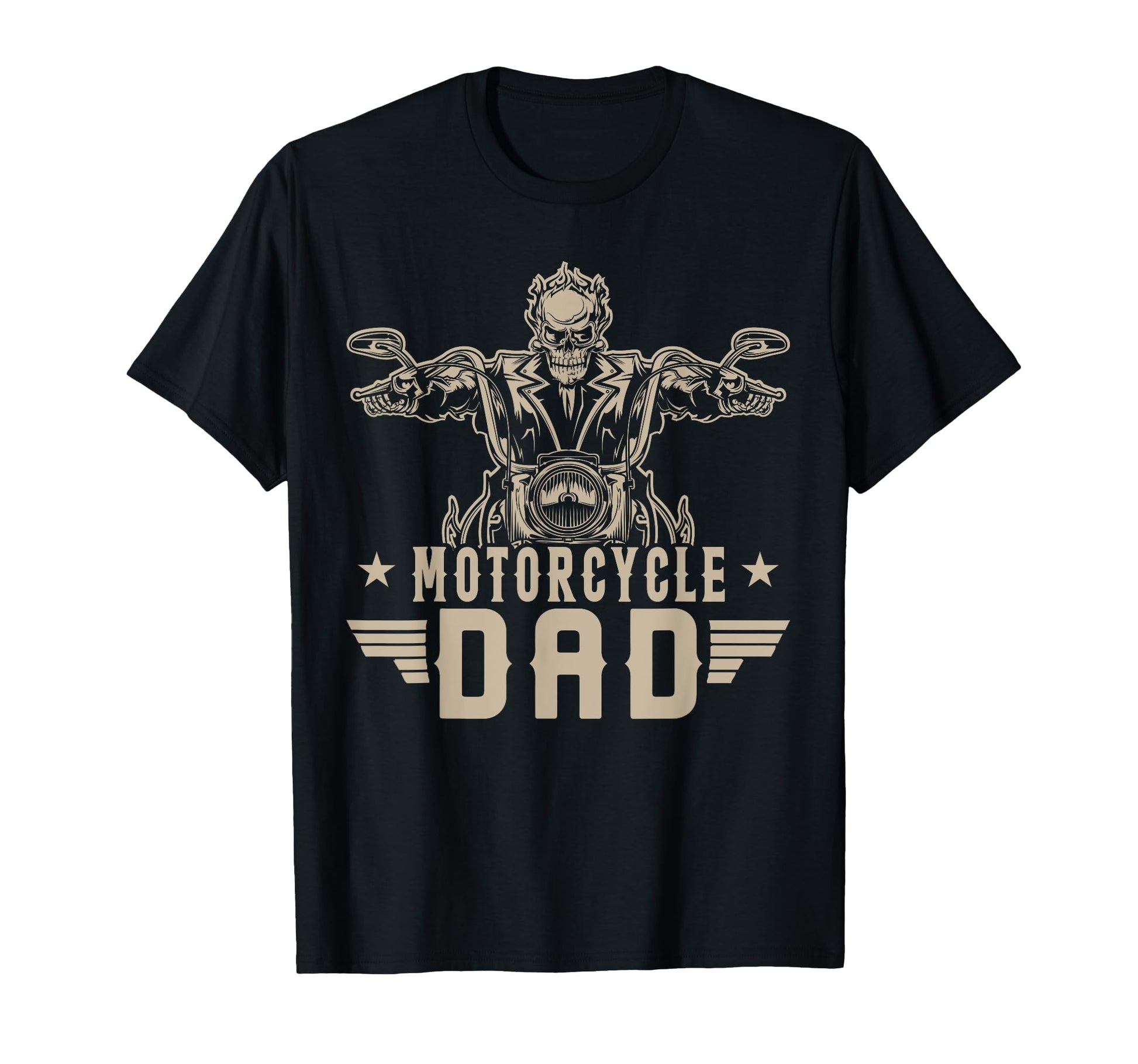 Motorcycle Dad Biker Rider Gift T-Shirt - Custom Art Print Men Women - T-Shirt, Sweatshirt, Hoodie