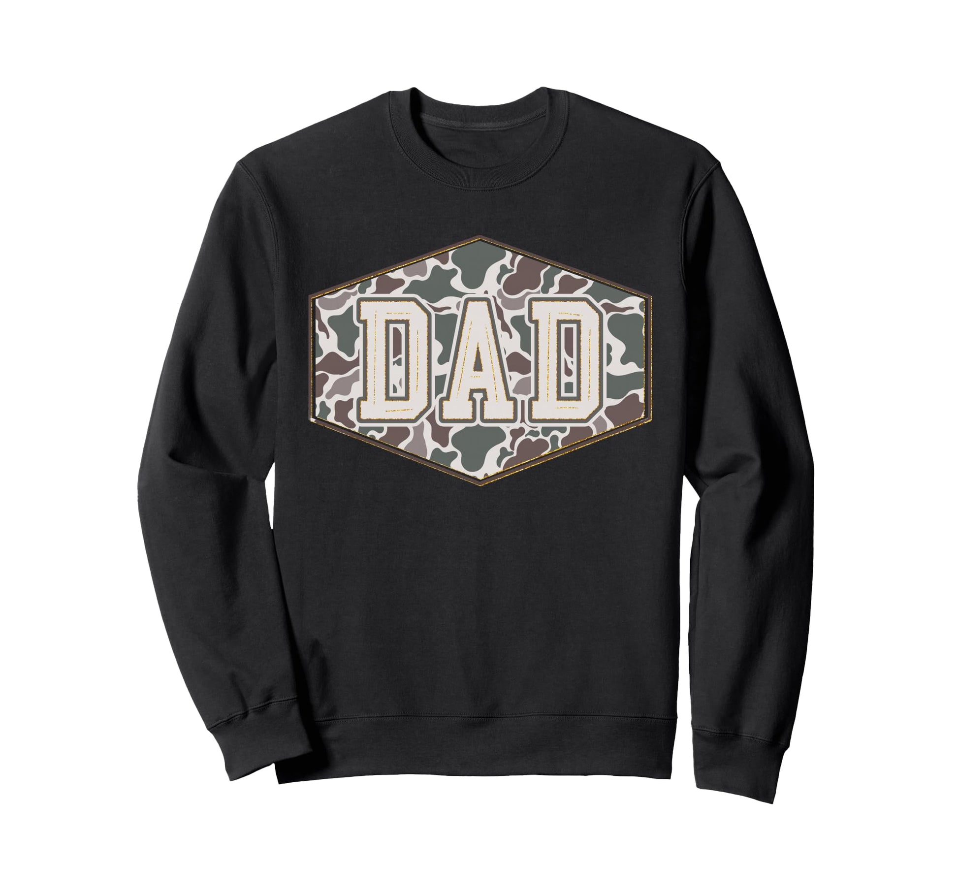 Camo Dad Hunting Fathers Day 2026 Sweatshirt - Streetwear Style for Adults - T-Shirt, Sweatshirt, Hoodie