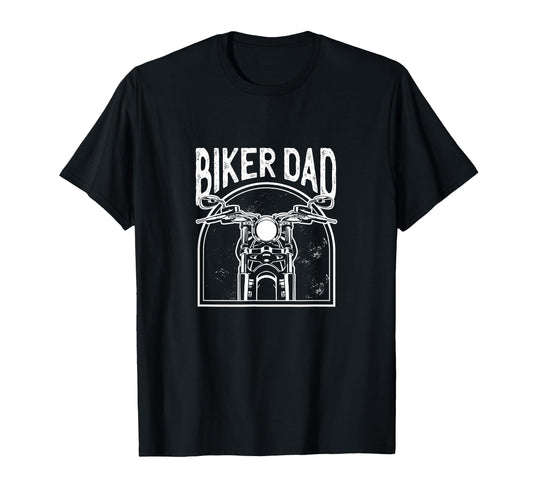 Biker Dad Motorcycle Fathers Day T-Shirt - Trendy Graphic Unisex - T-Shirt, Sweatshirt, Hoodie