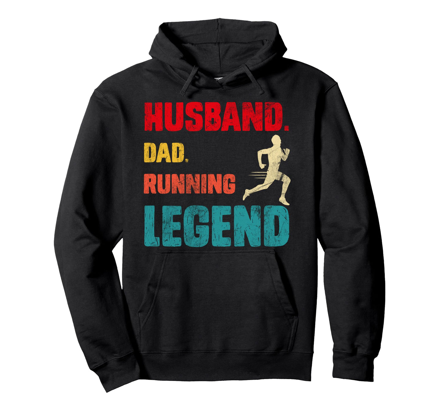 Daddy Husband Dad Running Dad Funny Hoodie - Streetwear Style for Adults - T-Shirt, Sweatshirt, Hoodie