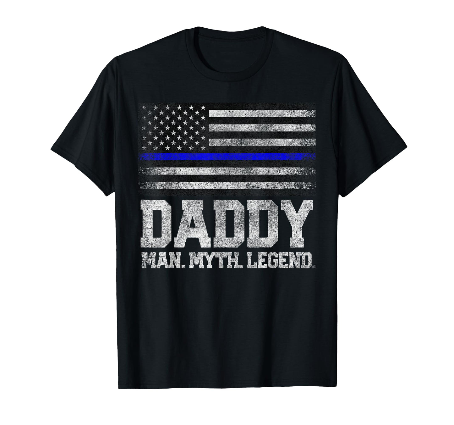 Daddy Dad Myth Legend Fathers Day 4Th T-Shirt - Minimalist Print Men Women - T-Shirt, Sweatshirt, Hoodie