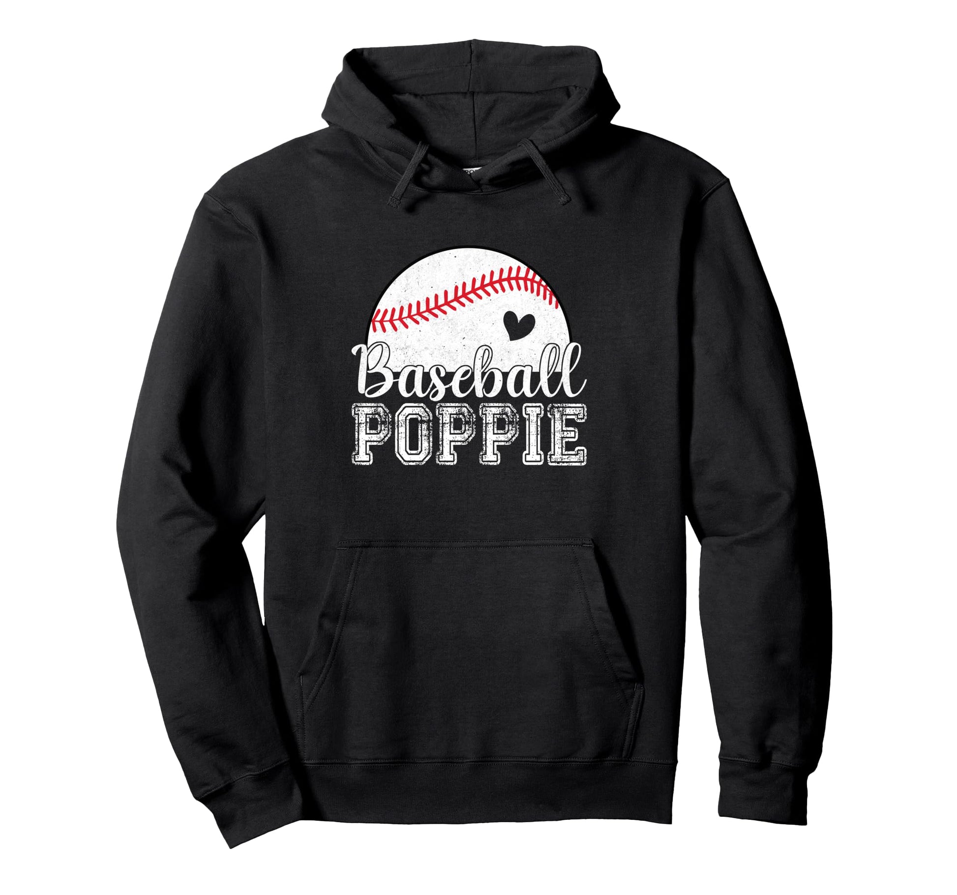 Baseball Poppie Gifts Fathers Day Hoodie - Custom Art Print Unisex - T-Shirt, Sweatshirt, Hoodie
