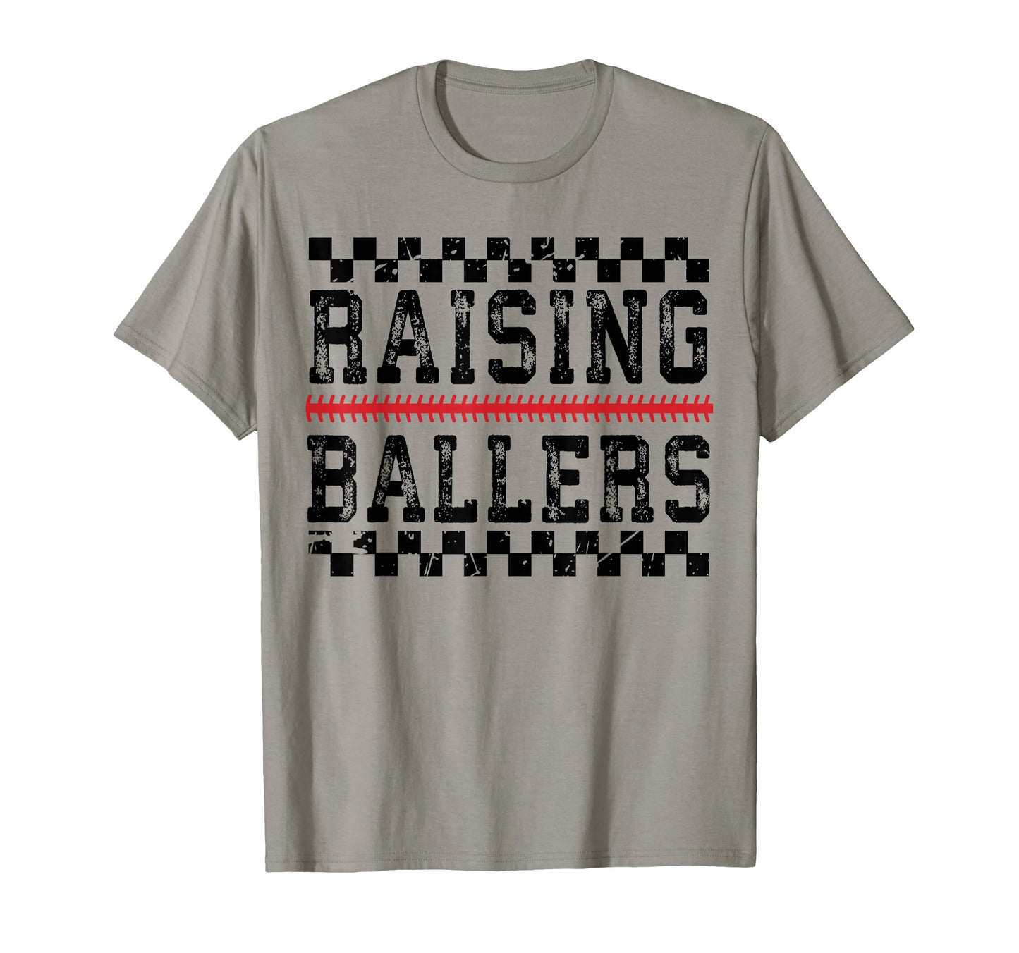 Raising Ballers Funny Baseball T-Shirt - Custom Art Print for Adults - T-Shirt, Sweatshirt, Hoodie