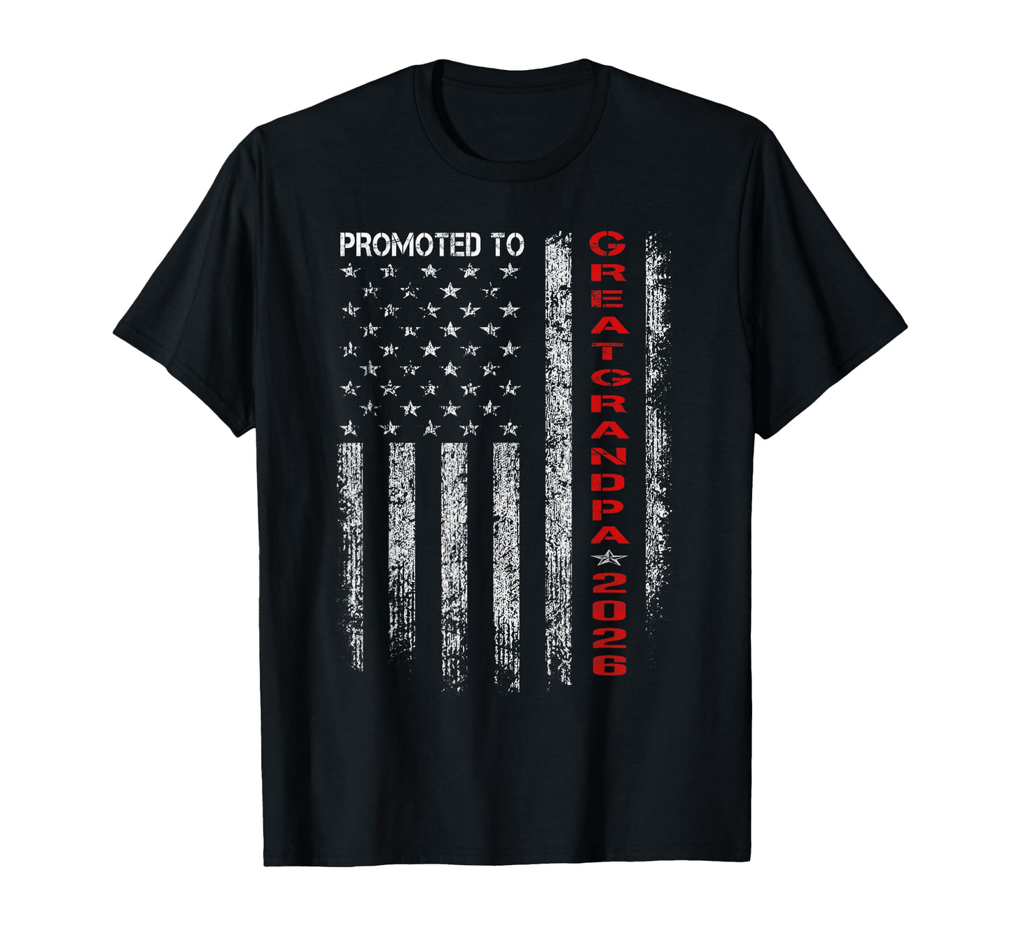 Promoted To Great Grandpa 2026 T-Shirt - Custom Art Print for Adults - T-Shirt, Sweatshirt, Hoodie
