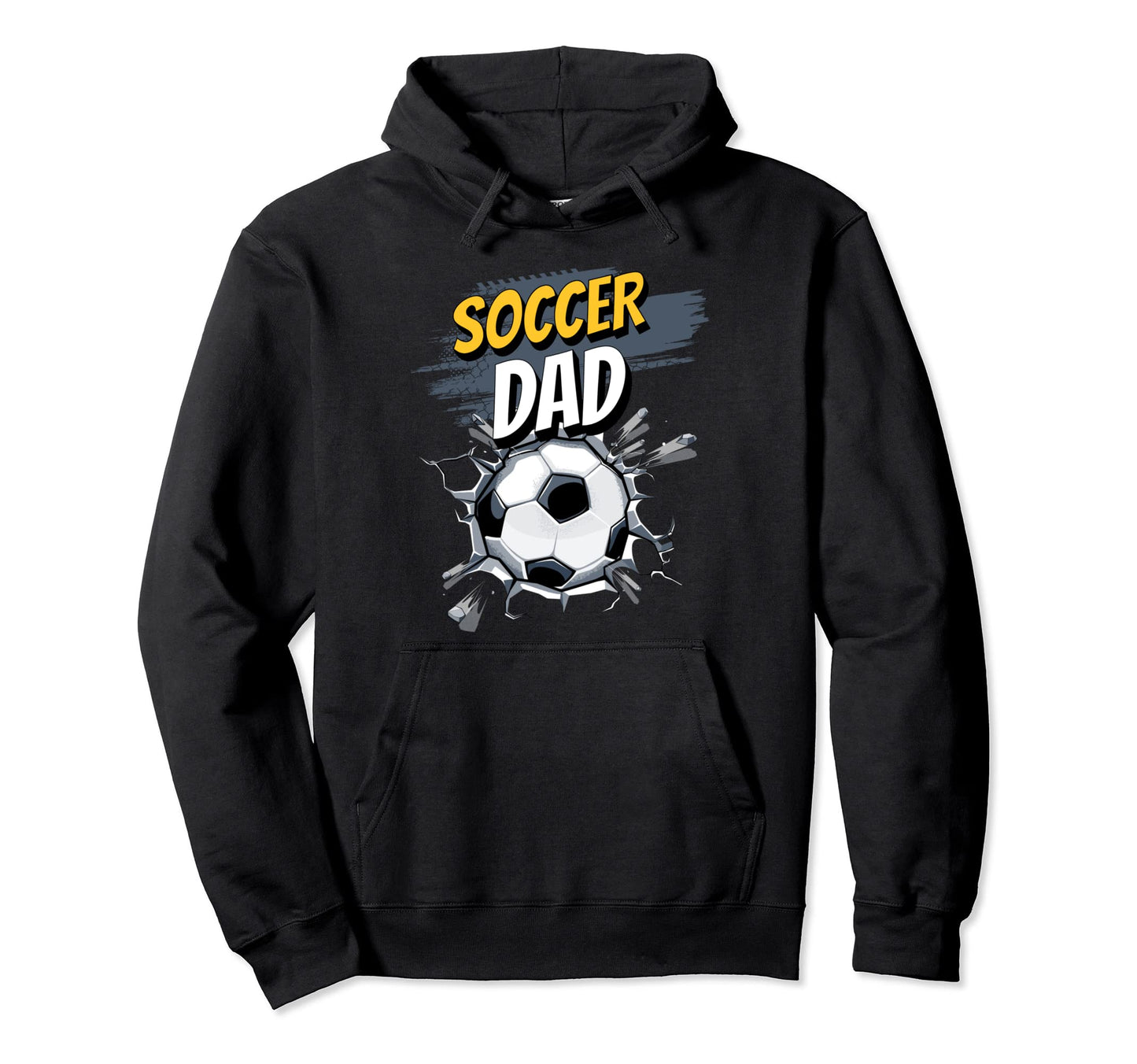 Soccer Dad Funny Soccer Lover Dad Papa Hoodie - Novelty Apparel Unisex - T-Shirt, Sweatshirt, Hoodie