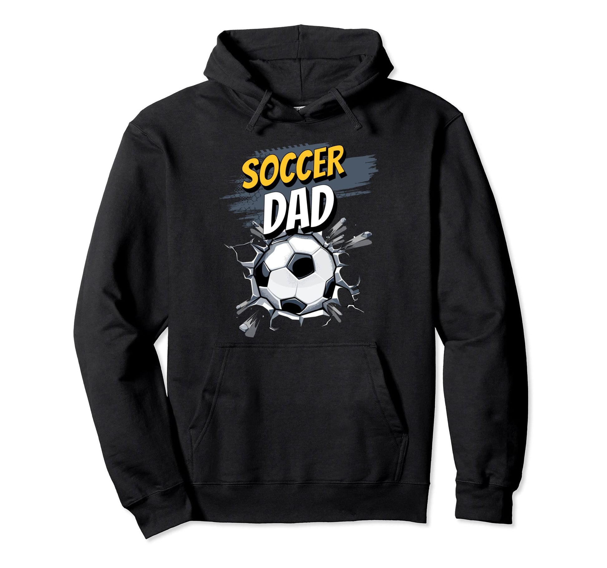 Soccer Dad Funny Soccer Lover Dad Papa Hoodie - Novelty Apparel Unisex - T-Shirt, Sweatshirt, Hoodie