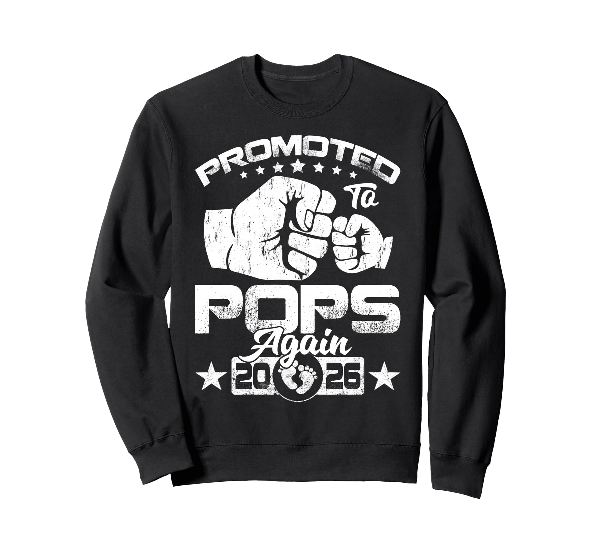 Promoted To Pops Again Est 2026 Sweatshirt - Unique Graphic Men Women - T-Shirt, Sweatshirt, Hoodie