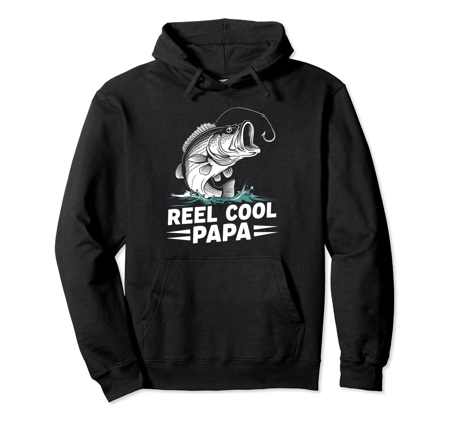 Funny Fathers Day Fish Reel Fisherman Hoodie - Trendy Graphic Men Women - T-Shirt, Sweatshirt, Hoodie