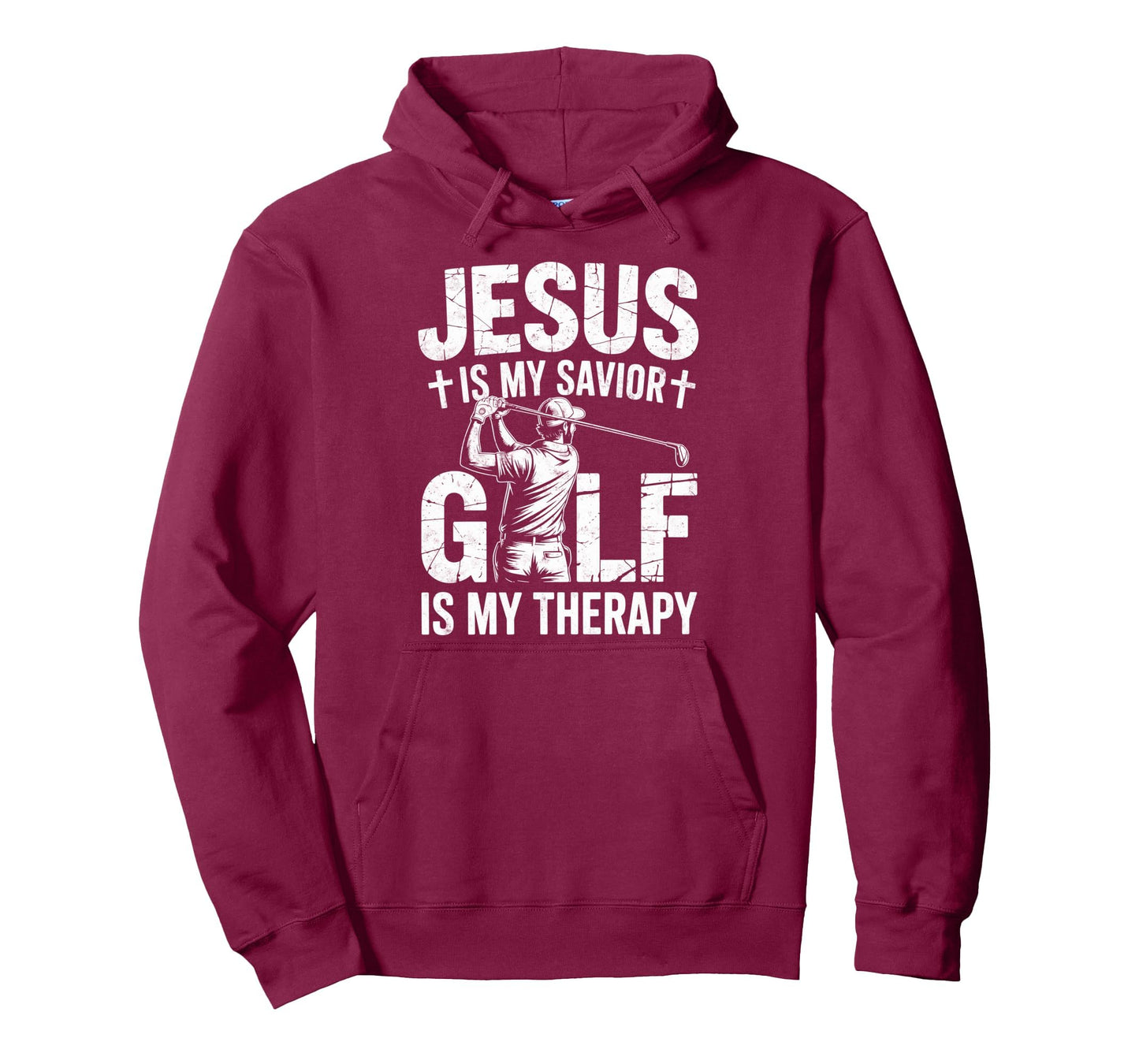 Jesus Is My Savior Golf My Hoodie - Casual Everyday Wear for Adults - T-Shirt, Sweatshirt, Hoodie