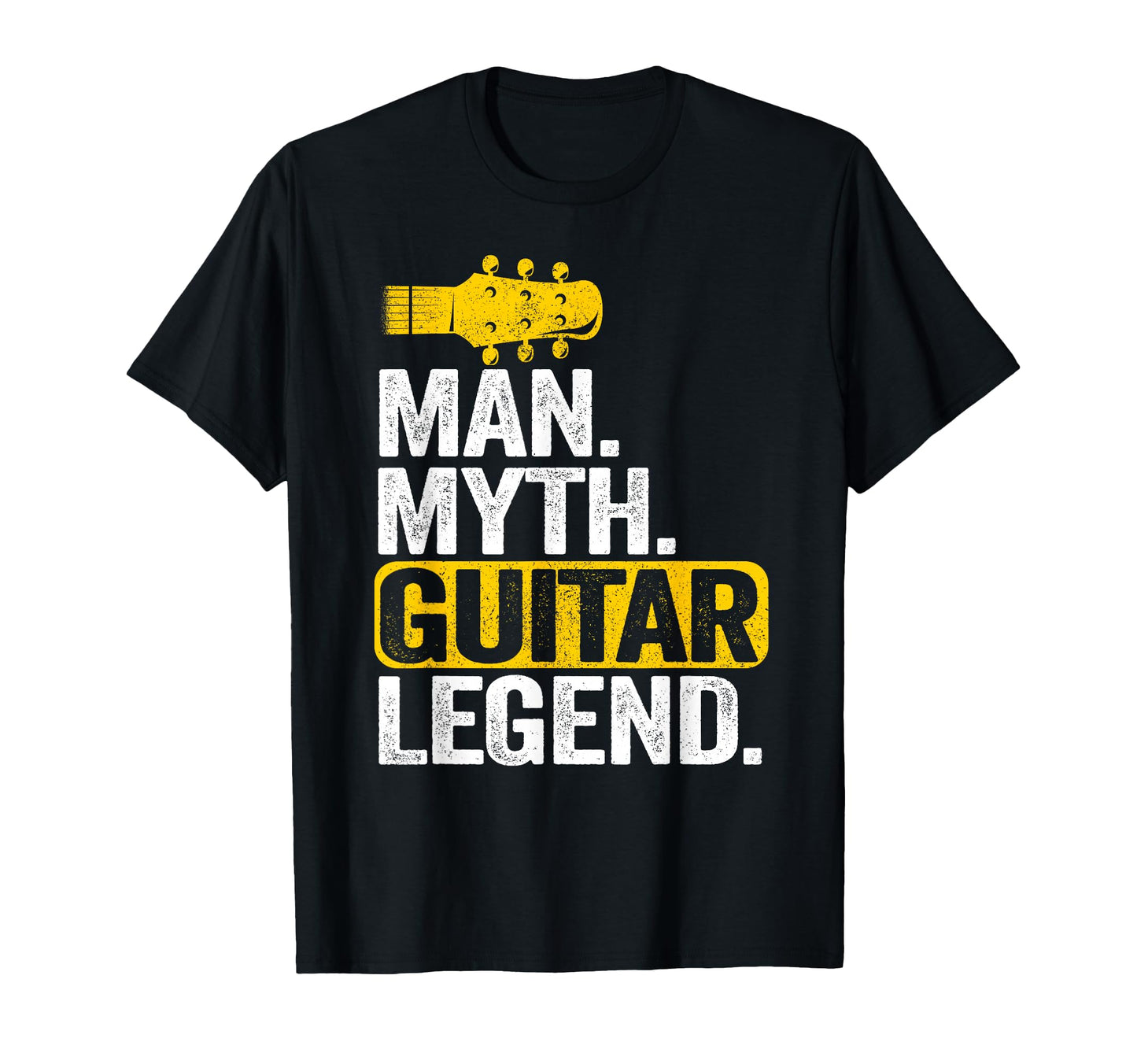Myth Guitar Legend Guitarist Dad Mens T-Shirt - Graphic Print for Adults - T-Shirt, Sweatshirt, Hoodie