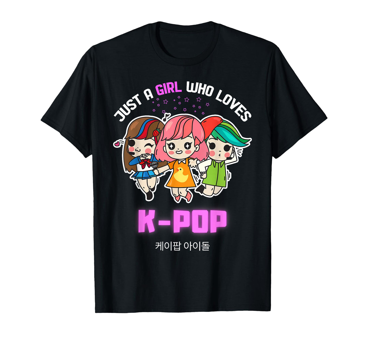 Just Who Loves K Pop Gift Teen K Pop T-Shirt - Unique Graphic Men Women - T-Shirt, Sweatshirt, Hoodie