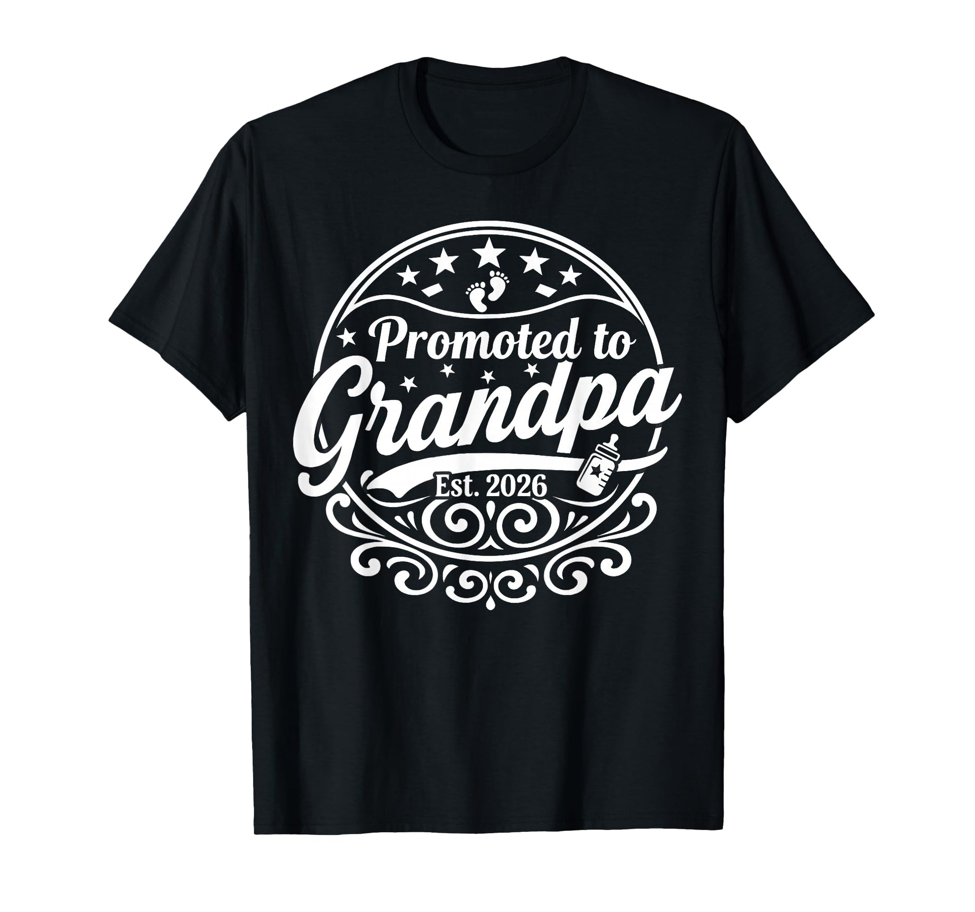 Promoted To Grandpa 2026 T-Shirt - Fun Novelty Design Men Women - T-Shirt, Sweatshirt, Hoodie