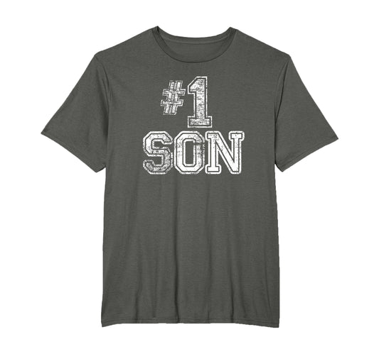 1 Son Number One T-Shirt - Casual Everyday Wear Unisex - T-Shirt, Sweatshirt, Hoodie