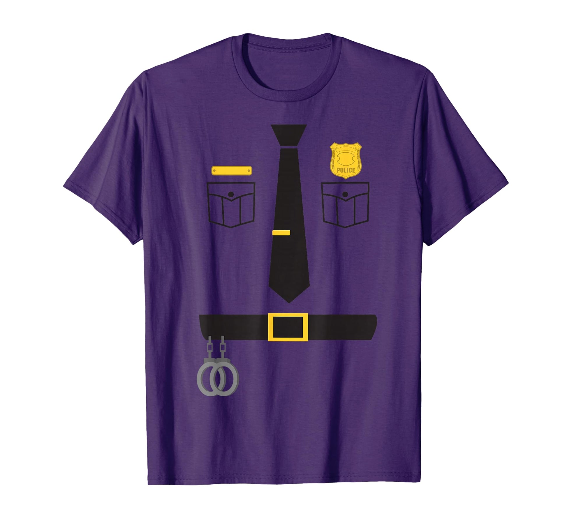Police Officer Costume Cop Policeman T-Shirt - Trendy Graphic Men Women - T-Shirt, Sweatshirt, Hoodie