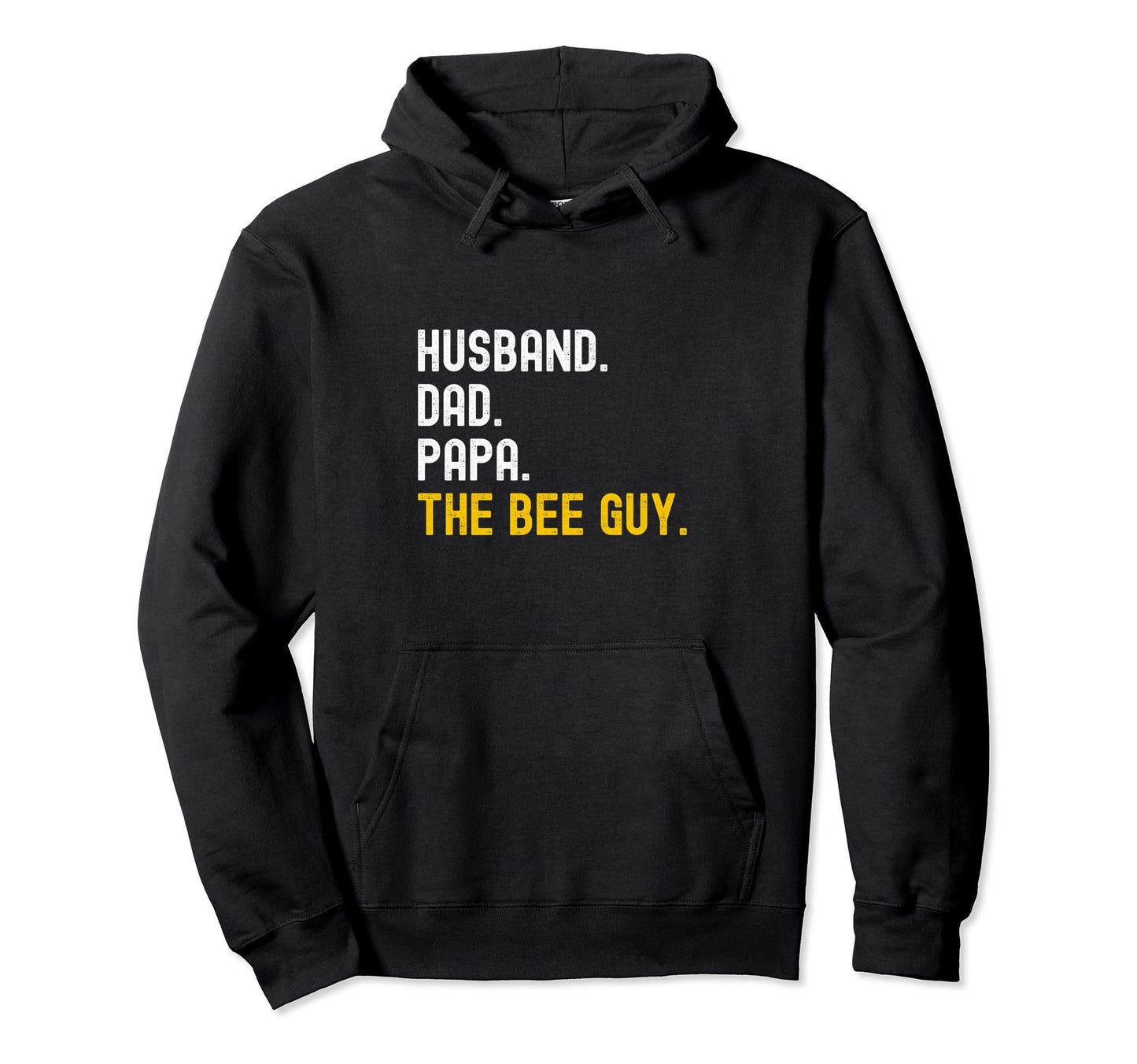 Papa Bee Dad Husband Beekeeper Hoodie - Custom Art Print for Adults - T-Shirt, Sweatshirt, Hoodie