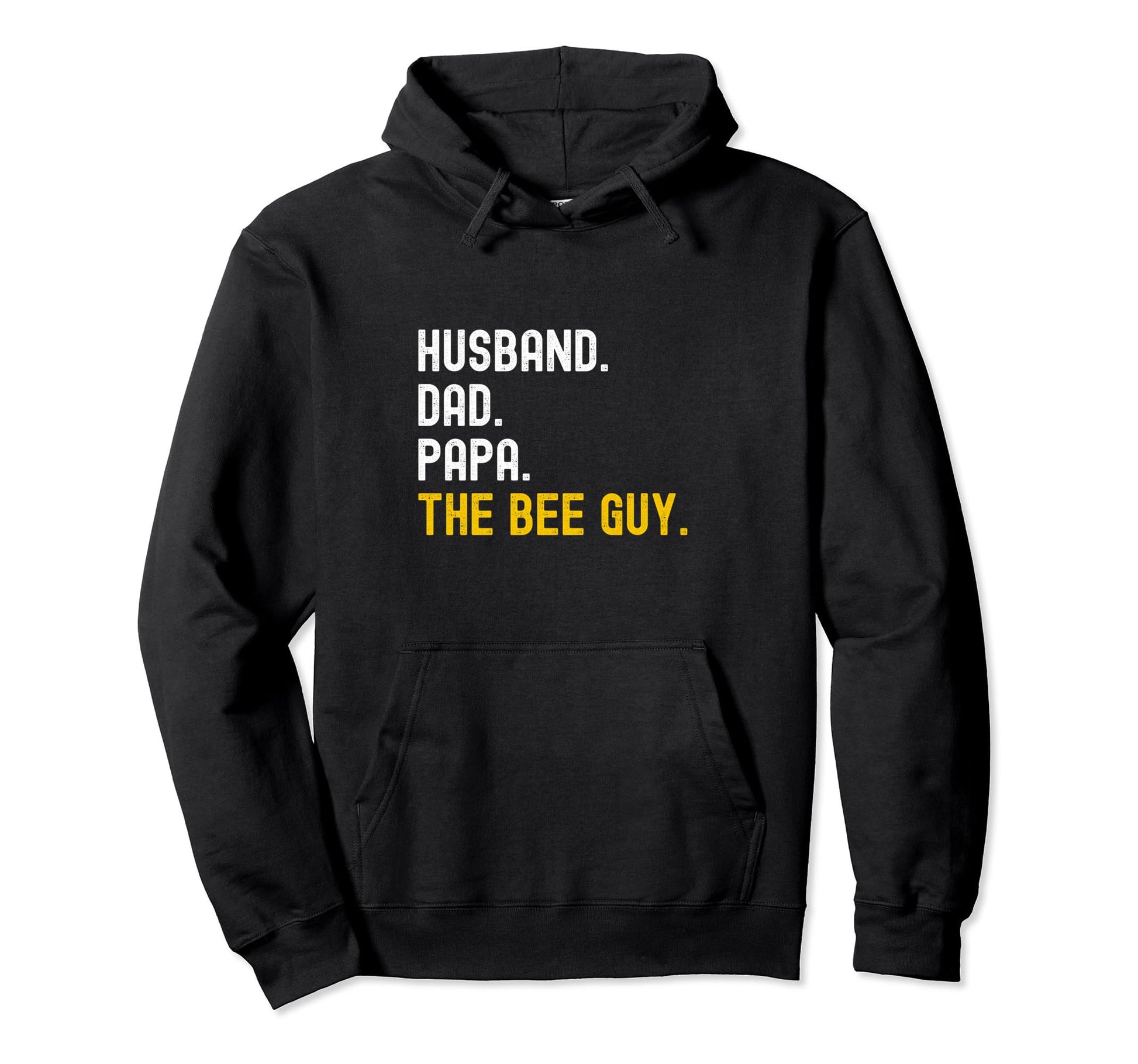 Papa Bee Dad Husband Beekeeper Hoodie - Custom Art Print for Adults - T-Shirt, Sweatshirt, Hoodie