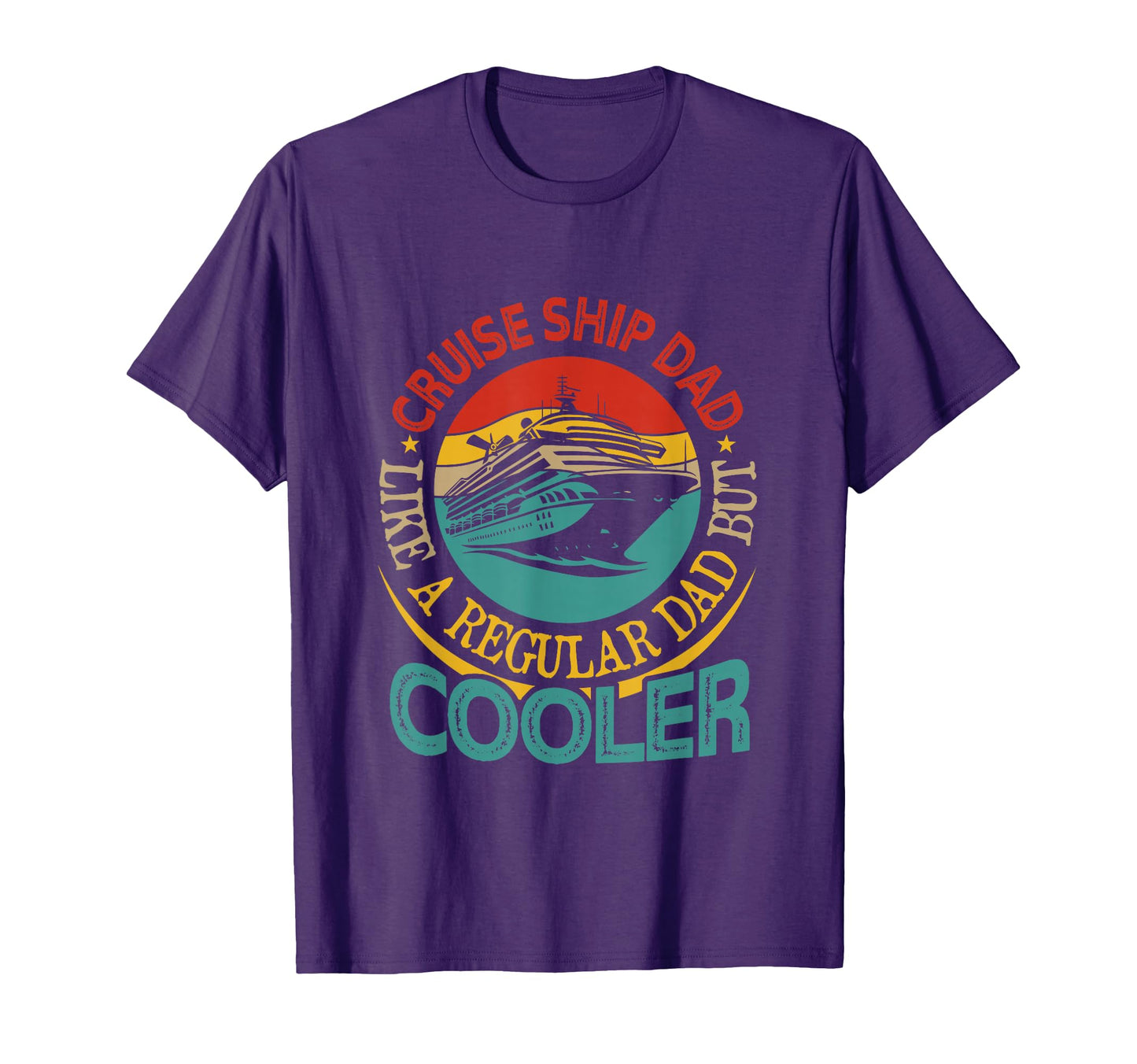 Cruise Ship Dad Definition Cooler T-Shirt - Custom Art Print Unisex - T-Shirt, Sweatshirt, Hoodie