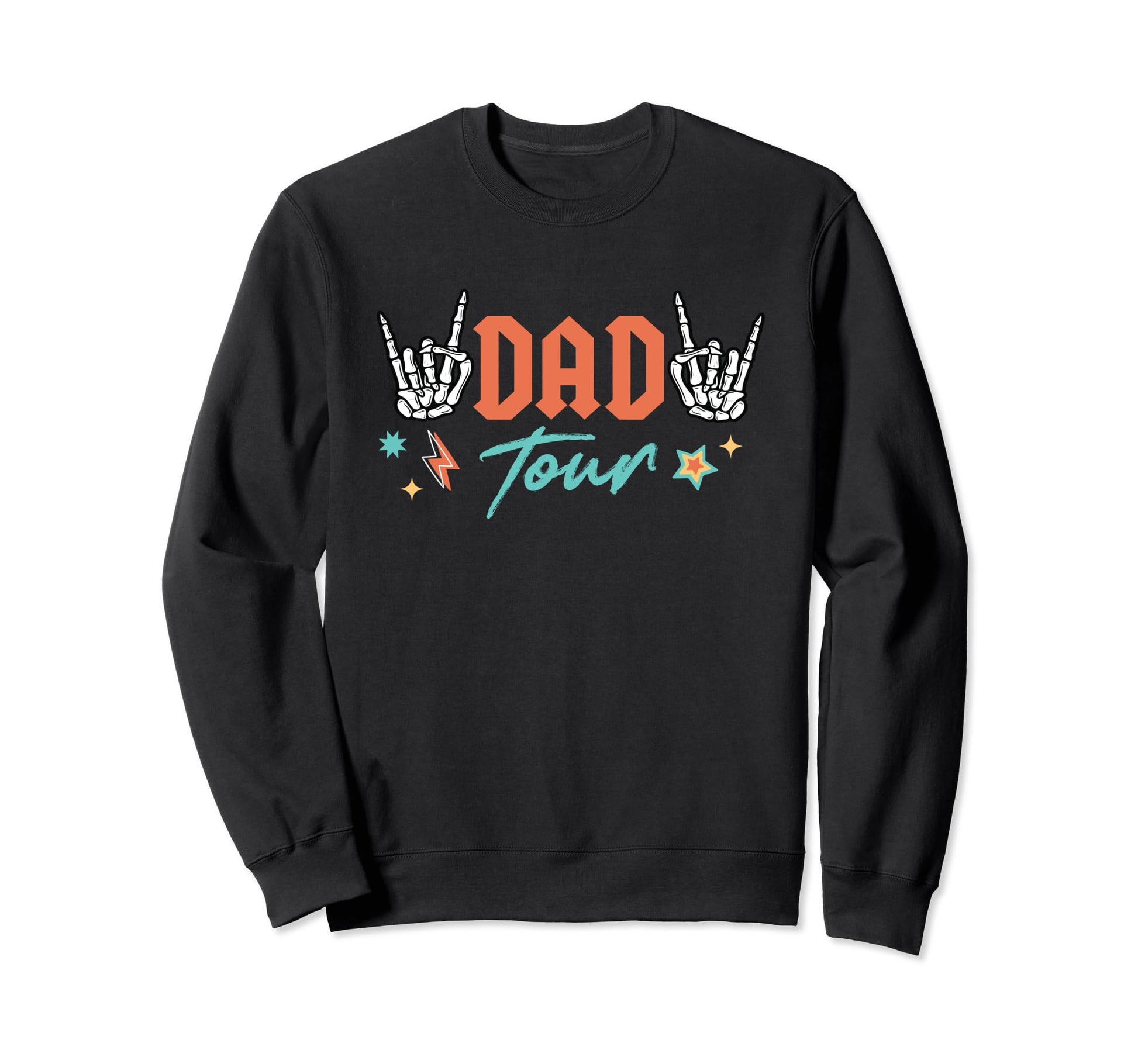 Dad Tour Rock Fatherhood Sweatshirt - Custom Art Print for Adults - T-Shirt, Sweatshirt, Hoodie