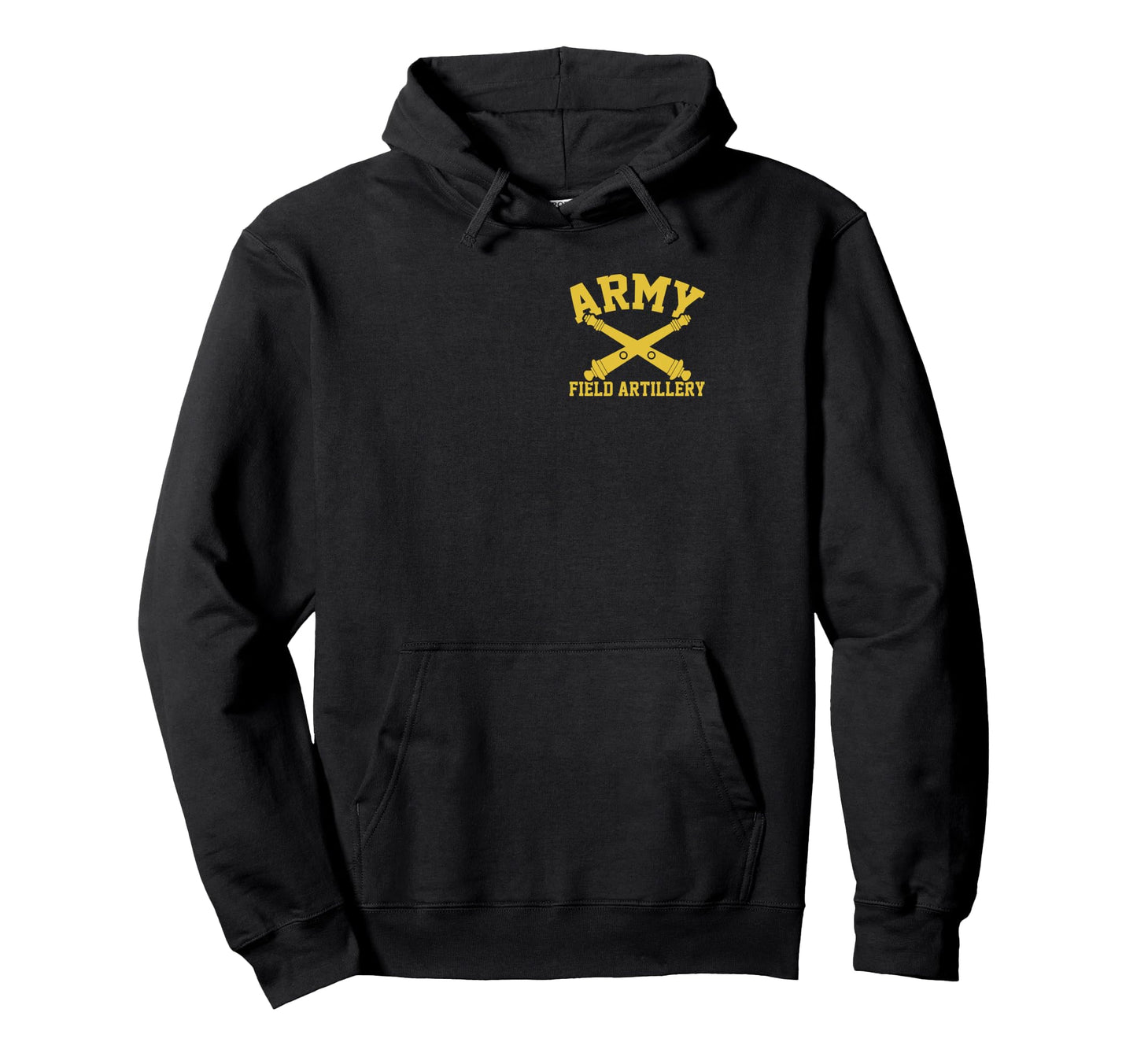 Field Artillery Branch Us Military Veteran Hoodie - Trendy Graphic Unisex - T-Shirt, Sweatshirt, Hoodie