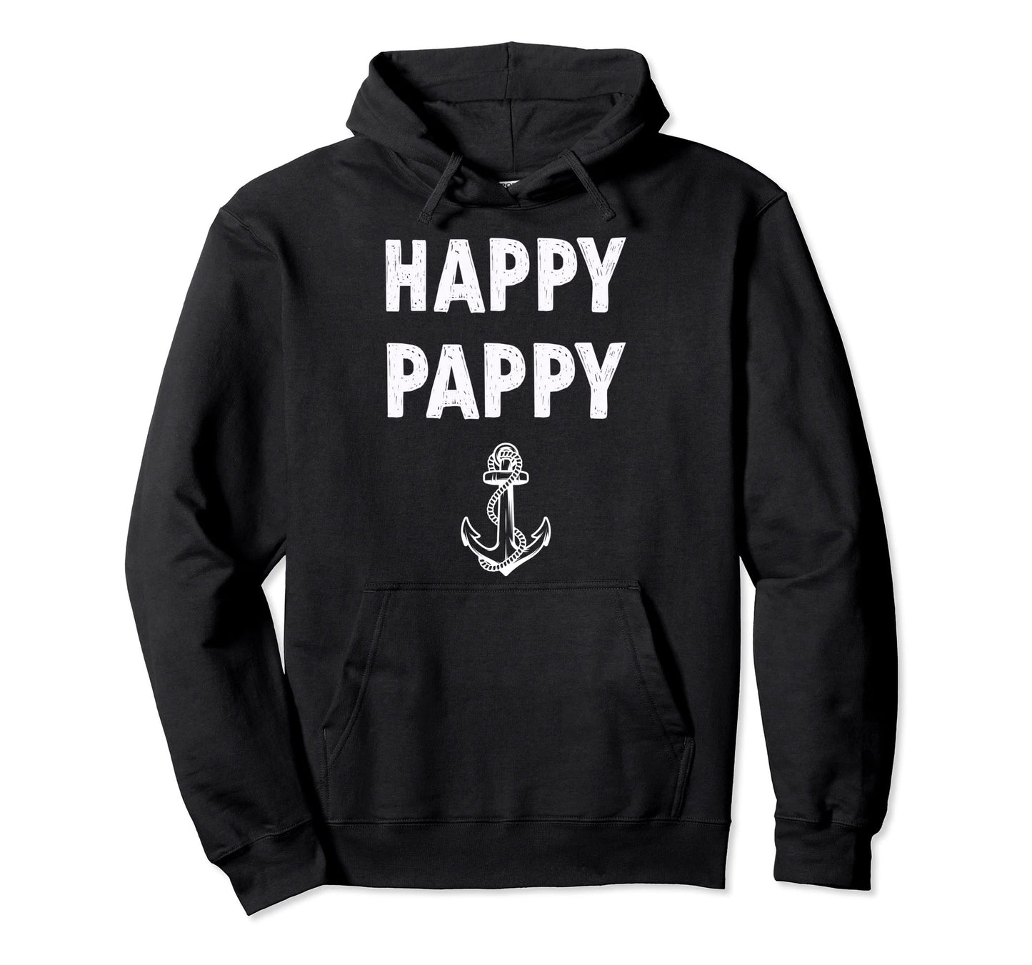 Pappy Captain Papa Happy Pappy Grandpa Hoodie - Custom Art Print Men Women - T-Shirt, Sweatshirt, Hoodie