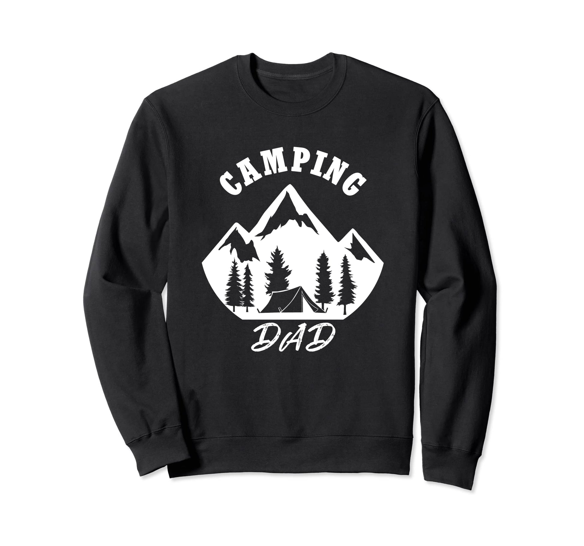Camping Dad Nature Adventure Family Sweatshirt - Graphic Print Men Women - T-Shirt, Sweatshirt, Hoodie