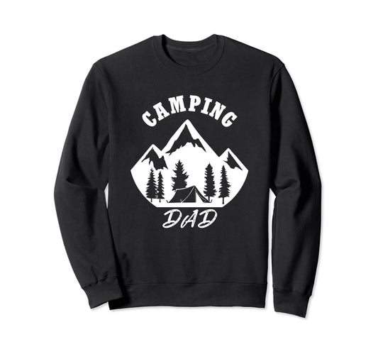 Camping Dad Nature Adventure Family Sweatshirt - Graphic Print Men Women - T-Shirt, Sweatshirt, Hoodie