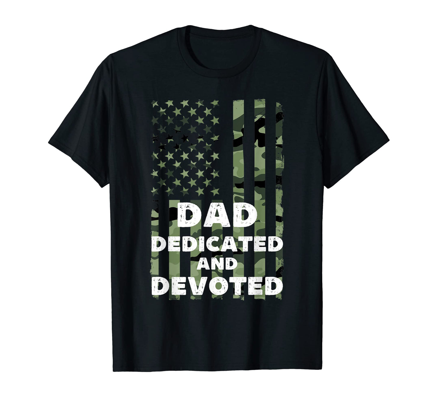 Dad Dedicated And Devoted Fathers Day T-Shirt - Fun Novelty Design Unisex - T-Shirt, Sweatshirt, Hoodie