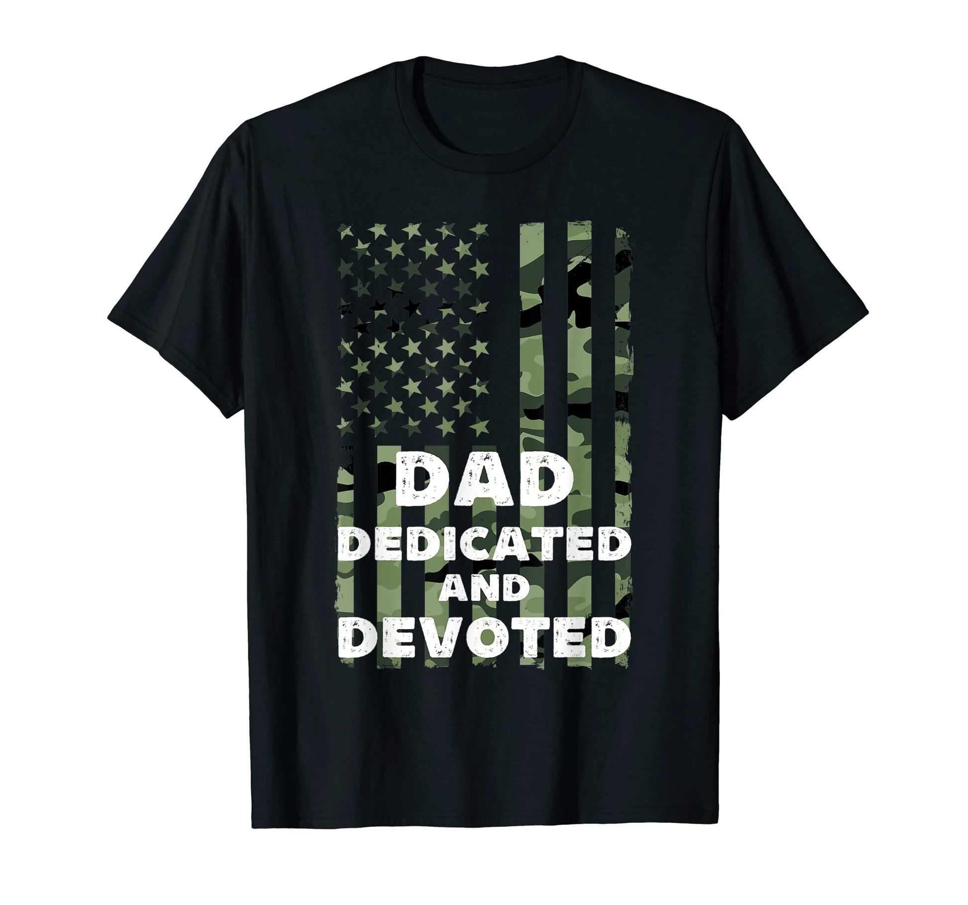 Dad Dedicated And Devoted Fathers Day T-Shirt - Fun Novelty Design Unisex - T-Shirt, Sweatshirt, Hoodie